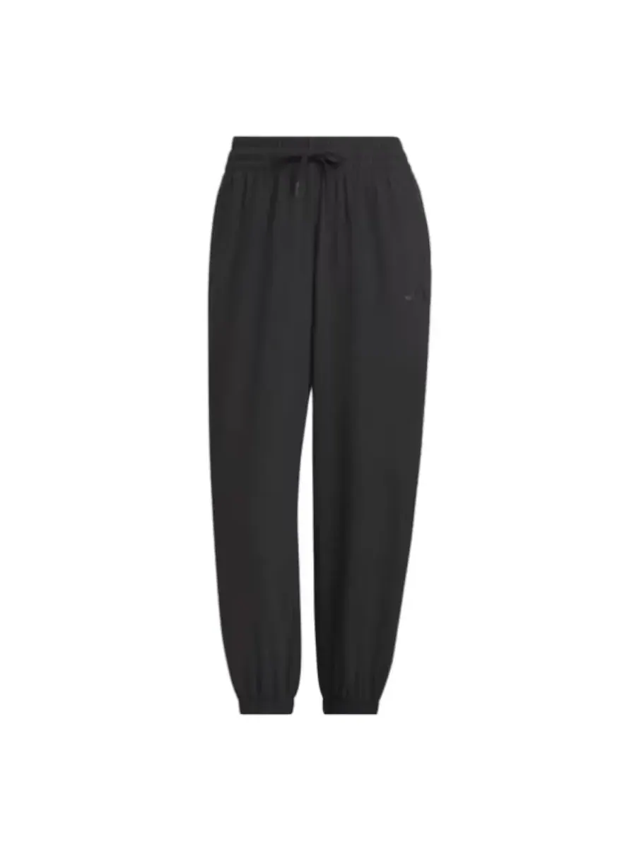 Брюки (WMNS) adidas 2-Stripes Woven 7/8 Pants 'Black' — изображение 1 из 3, черный