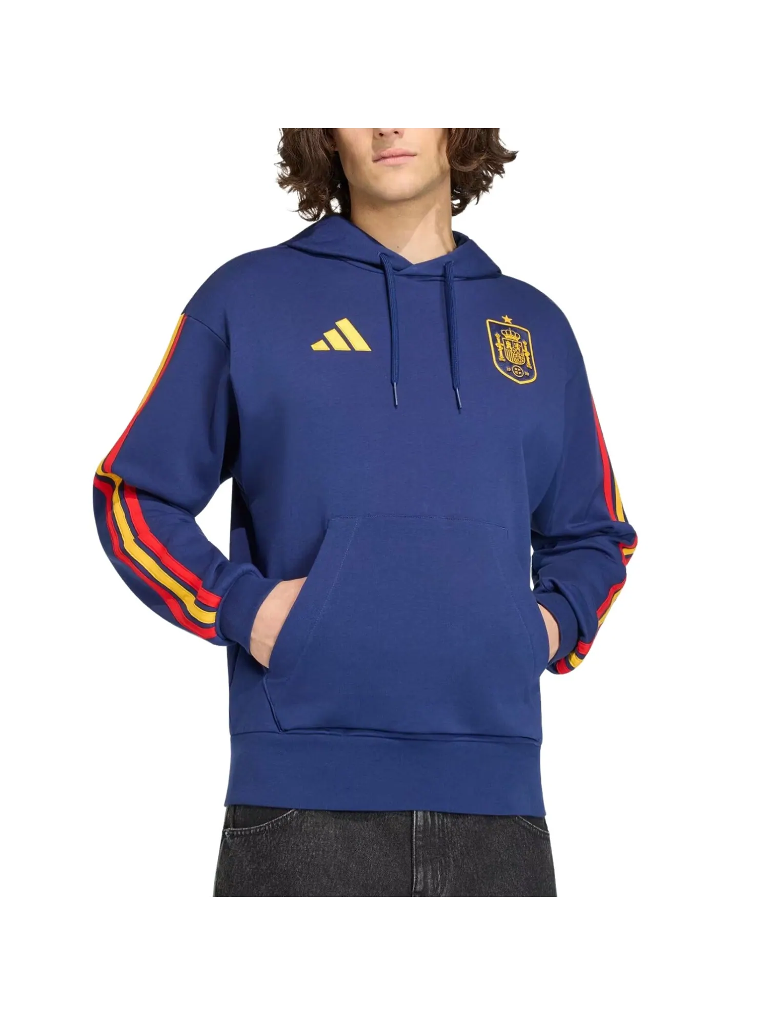Худи Adidas Spain DNA 'Dark Blue' — изображение 2 из 3, синий
