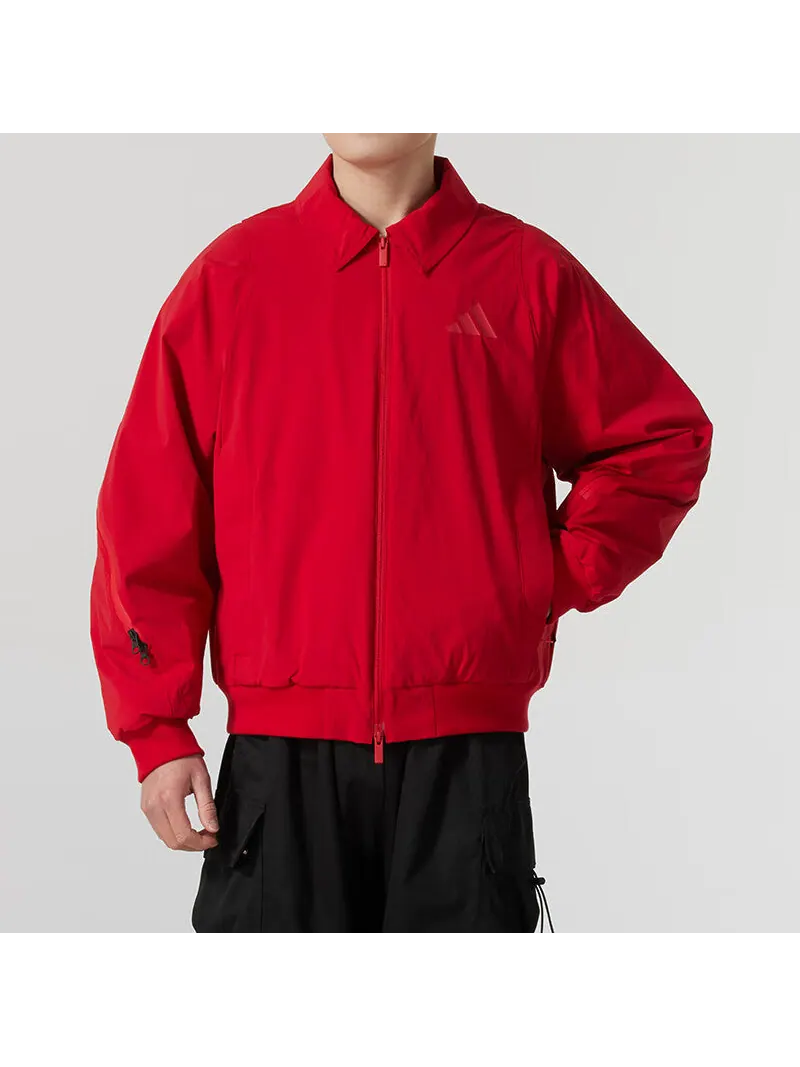Куртка adidas CNY Woven Jacket 'Red' — изображение 2 из 5, красный