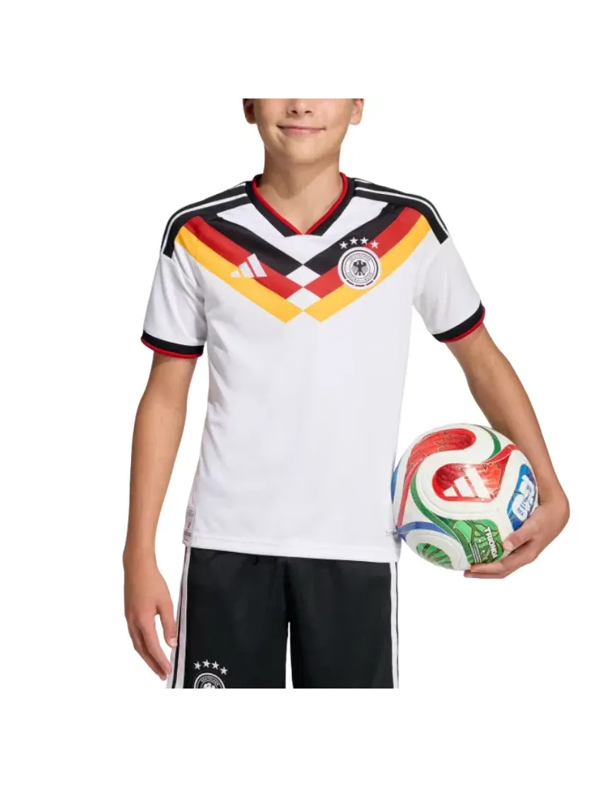 Детская футболка Adidas Germany 26 Home Jersey — изображение 3 из 4, белый