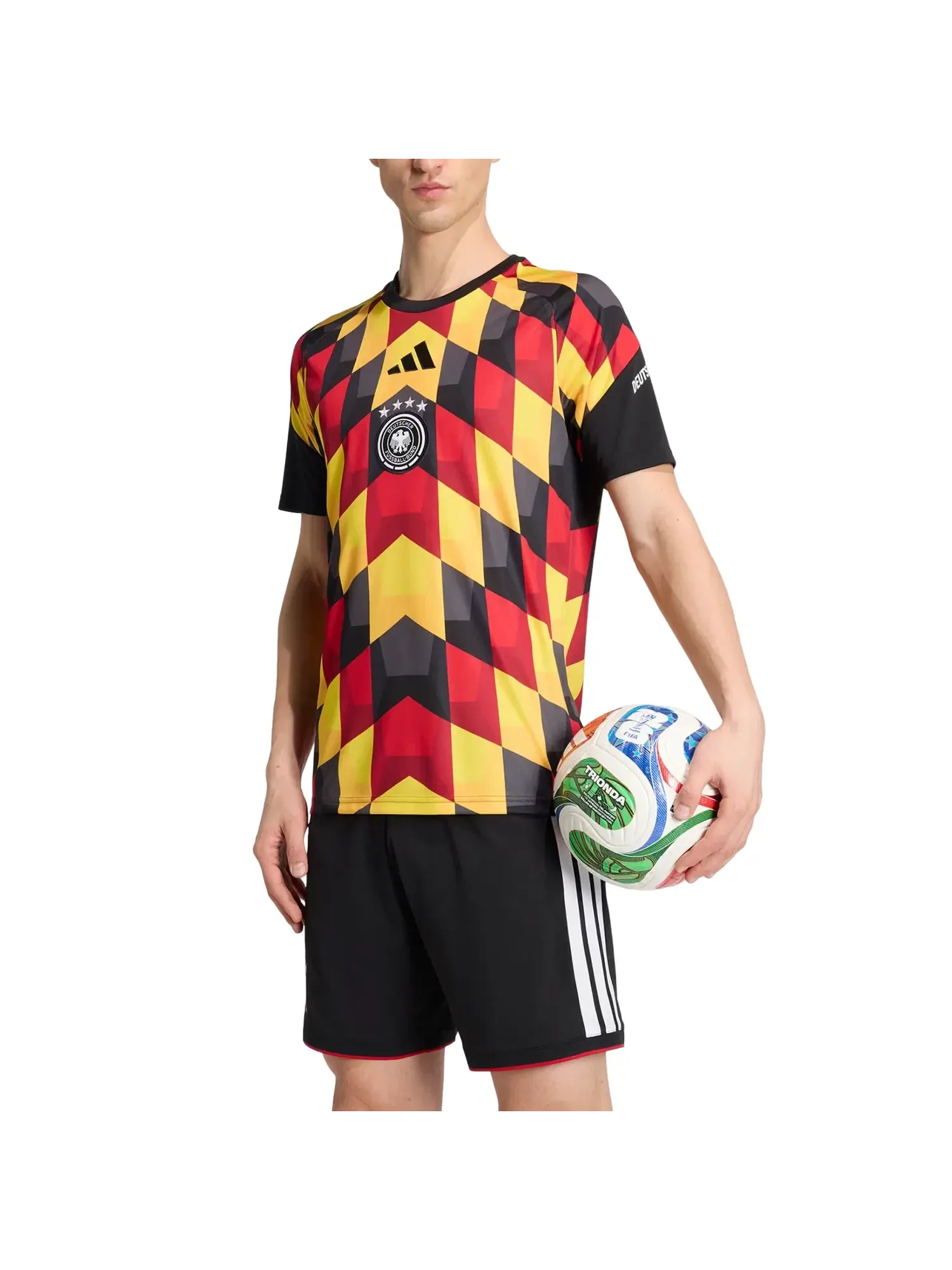 Мужская футболка Adidas Germany 26 Home Pre Match Jersey — изображение 3 из 4, мульти