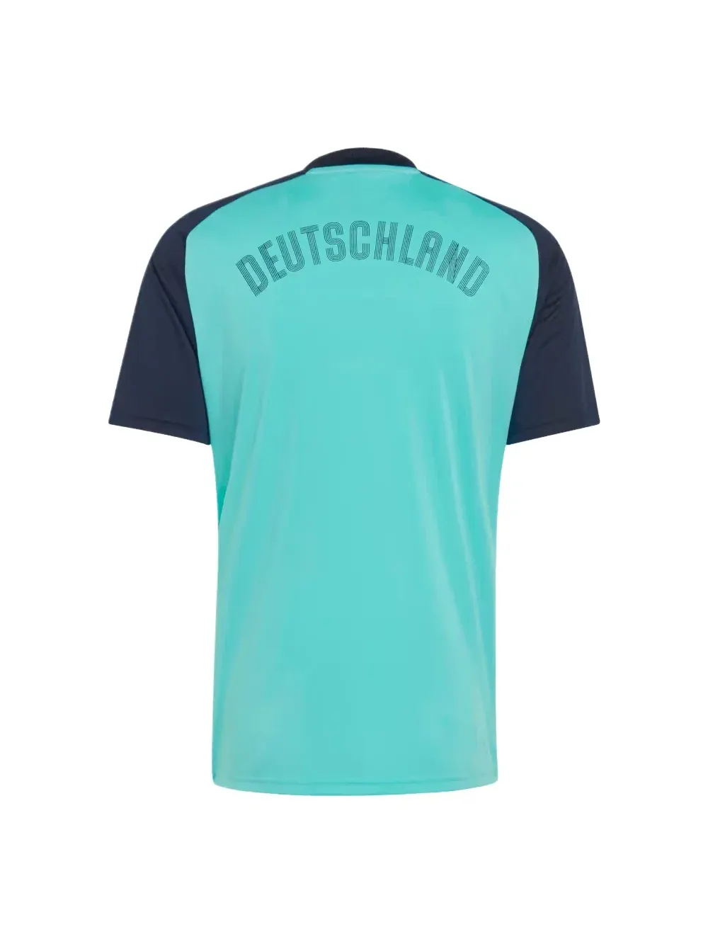 Мужская футболка Adidas Germany 26 Away Pre Match Jersey Asia Sizing Flash Aqua — изображение 2 из 2, зеленый