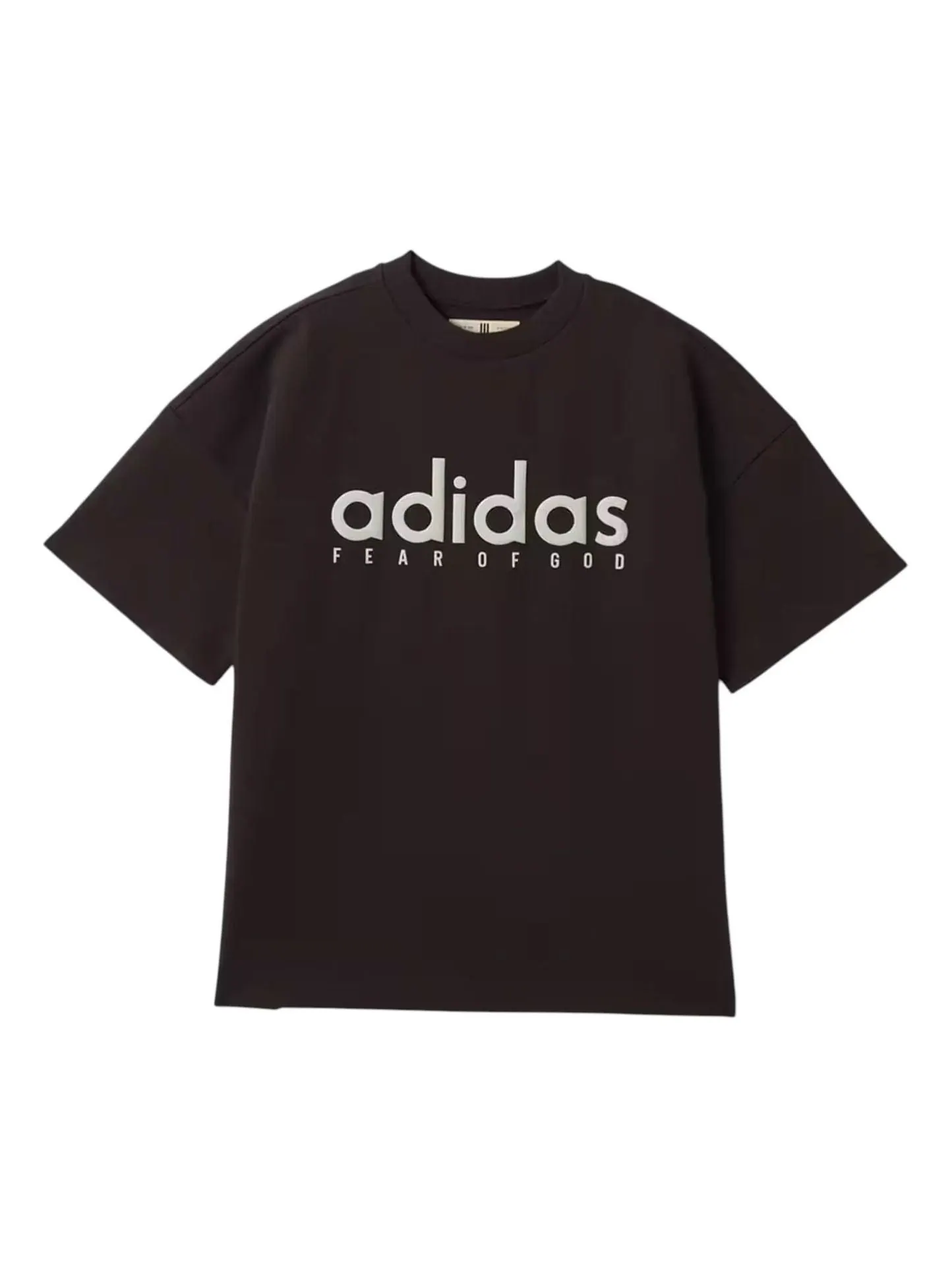 Футболка adidas x FEAR OF GOD Atheltics Quickdry T-Shirt 'Night Brown' — изображение 1 из 2, коричневый