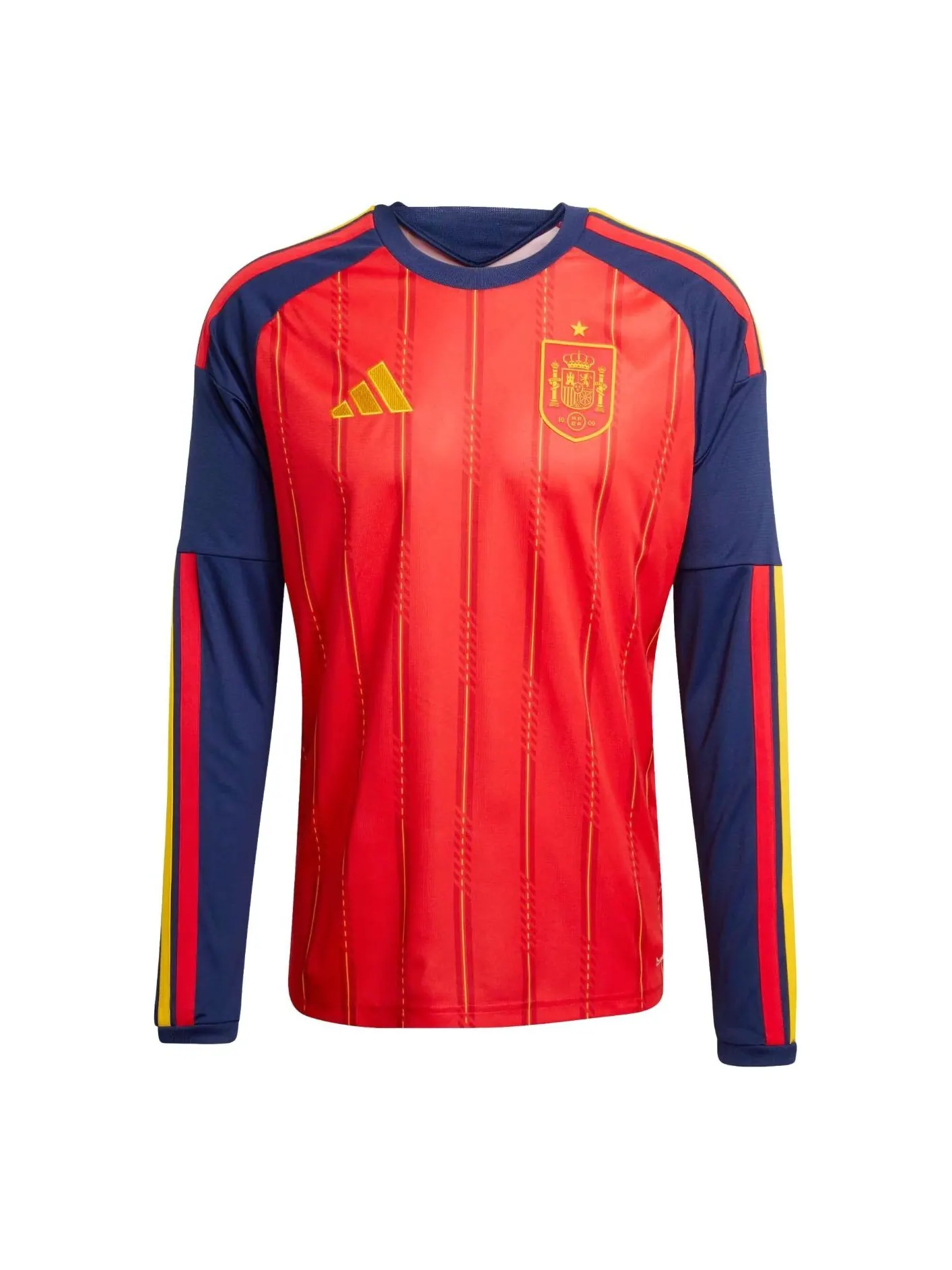Футболка с длинным рукавом Adidas Spain 26 Home 'Vivid Red' — изображение 1 из 2, красный