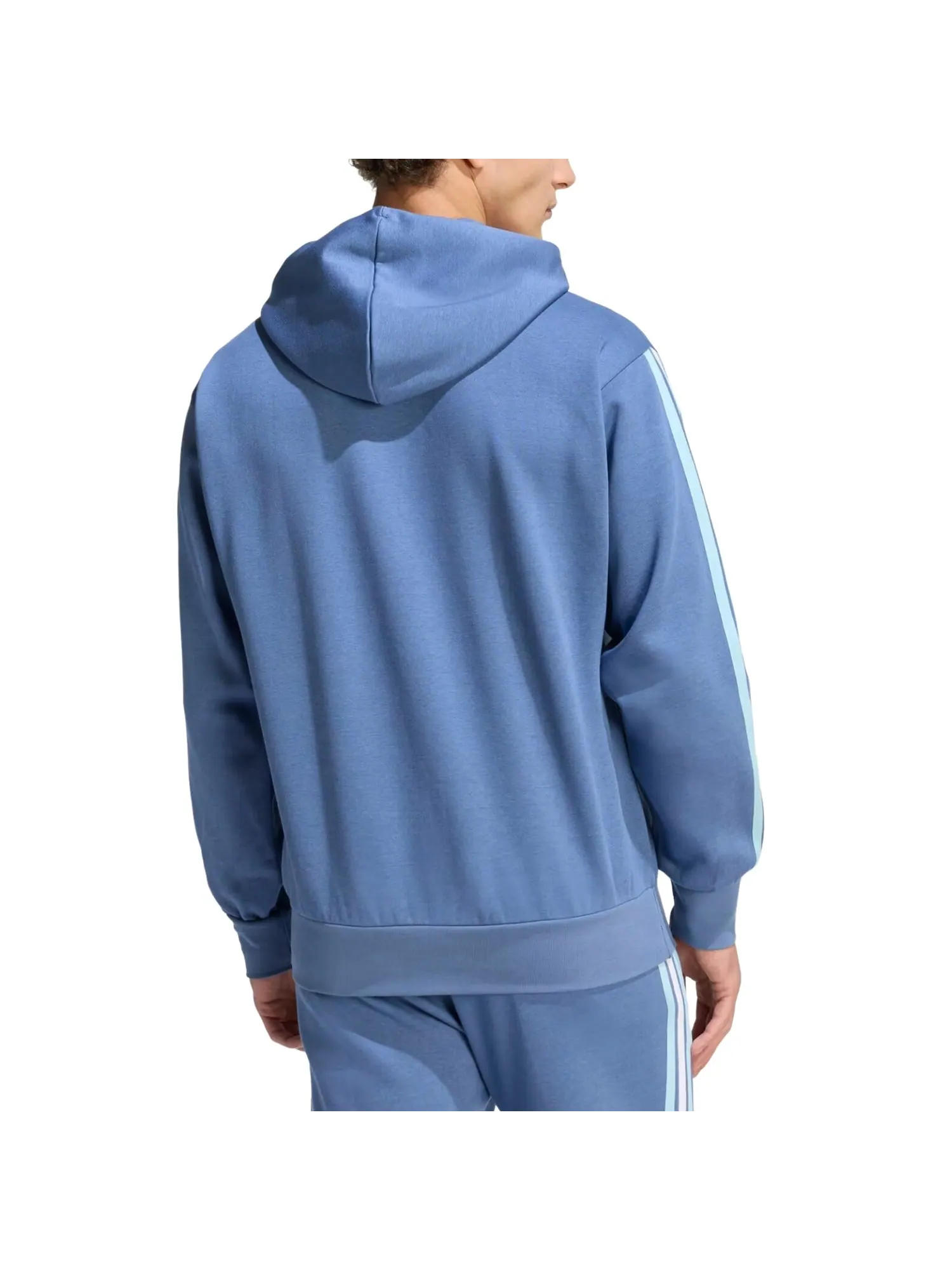 Толстовка Adidas Argentina DNA Fleece Hoodie 'Crew Blue' — изображение 3 из 3, синий