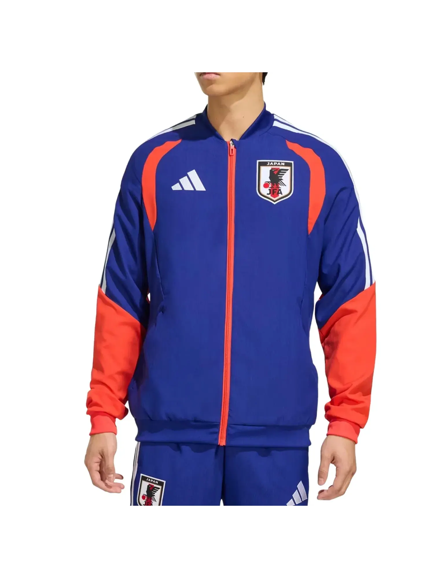 Куртка Adidas Japan 26 Tiro Presentation Jacket 'Japan Blue' JZ7129 — изображение 2 из 3, синий