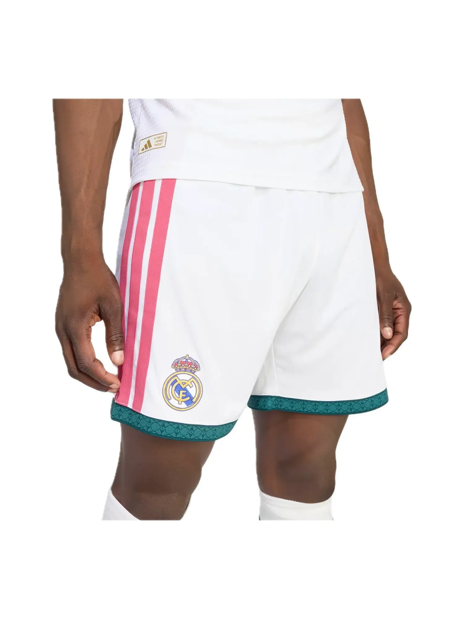 Мужские шорты с длиной до колена Real Madrid 26/27 Home Shorts Adidas — изображение 1 из 3, белый