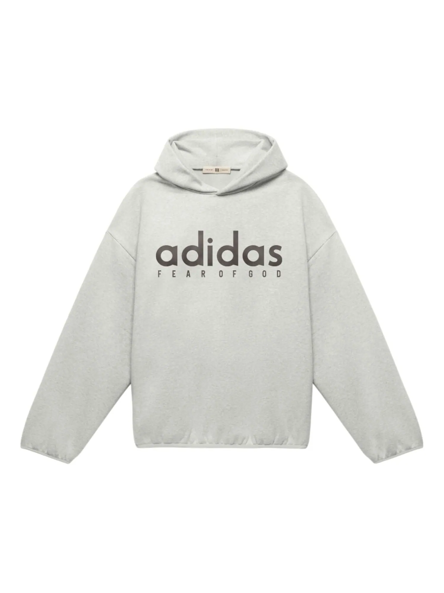 Худи adidas x FEAR OF GOD ATHLETICS Oversized Hoodie 'Heather Grey' — изображение 1 из 4, серый