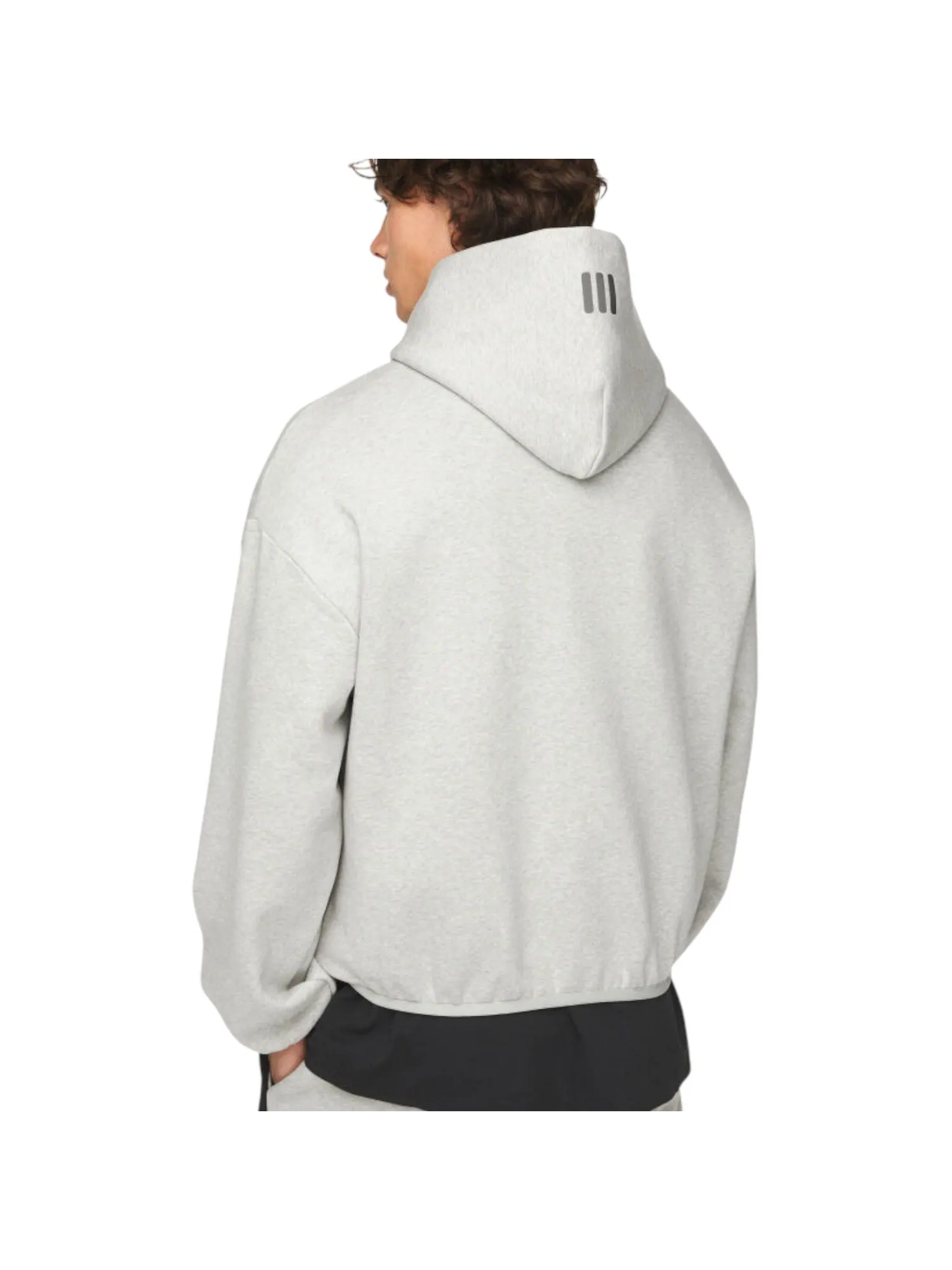 Худи adidas x FEAR OF GOD ATHLETICS Oversized Hoodie 'Heather Grey' — изображение 4 из 4, серый