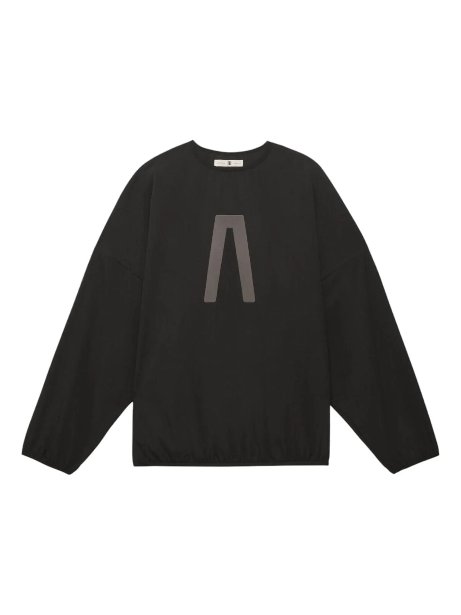 Футболка с длинными рукавами Adidas x FEAR OF GOD ATHLETICS Meltaway Oversized 'Jet Black' — изображение 1 из 3, черный