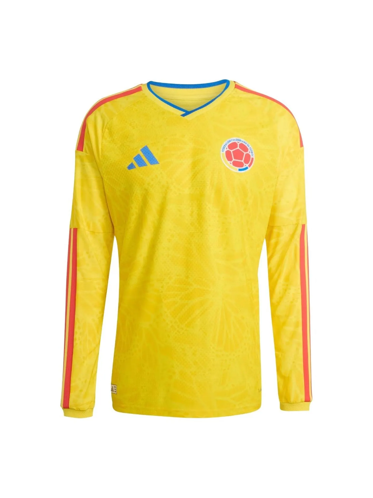 Футболка Adidas Colombia 26 Home Authentic с длинным рукавом — изображение 1 из 2, желтый