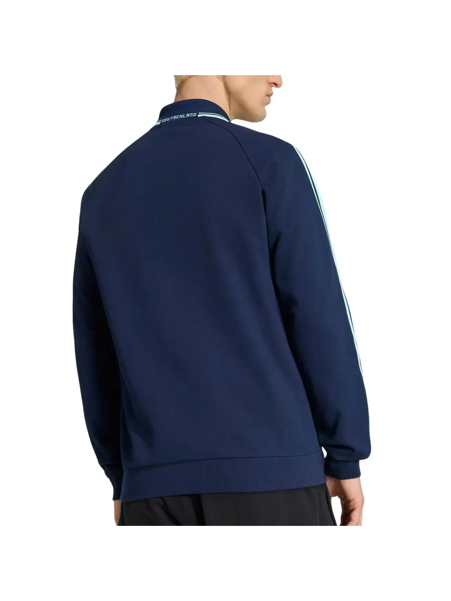 Гостевая куртка Adidas сборной Германии Anthem 'Collegiate Navy' — изображение 2 из 2, темно-синий