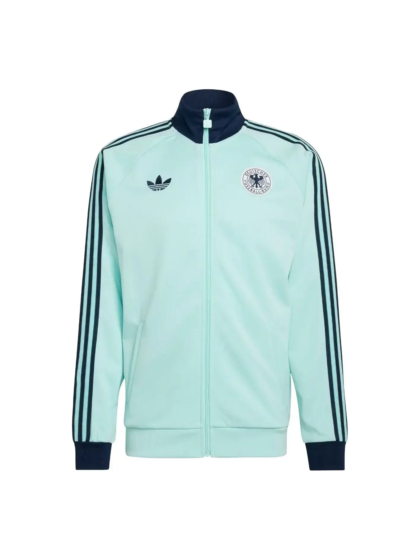 Спортивная футболка Adidas Germany Originals 'Semi Flash Aqua' — изображение 1 из 2, зеленый