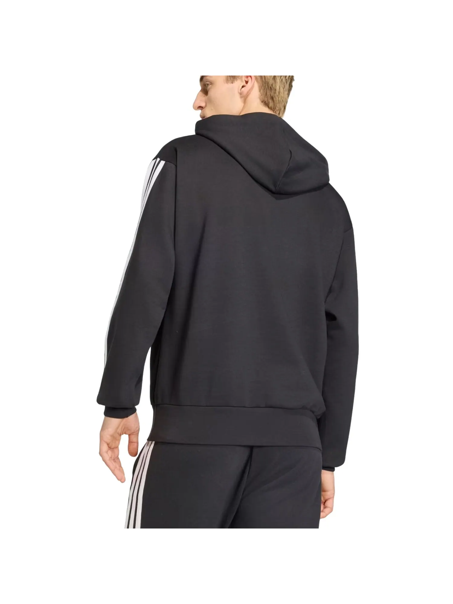 Толстовка Adidas Germany DNA Fleece Hoodie 'Black' — изображение 3 из 3, черный
