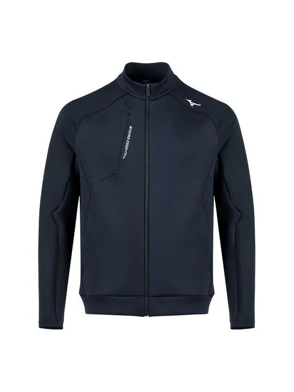 Куртка essential jacket 'navy' Mizuno — изображение 1 из 4, темно-синий