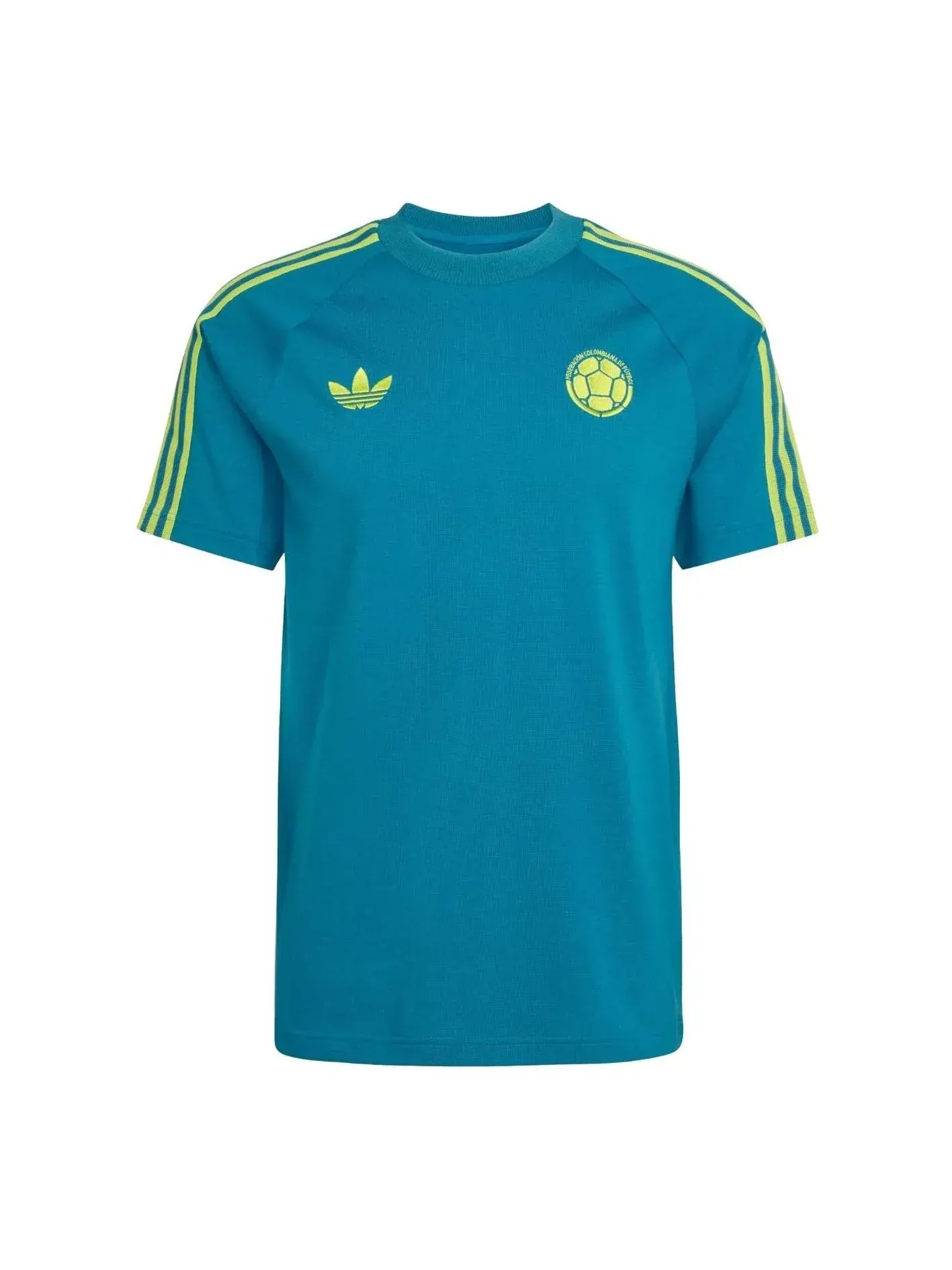 Футболка Adidas Colombia Originals 'Mystery Petrol' — изображение 1 из 2, синий
