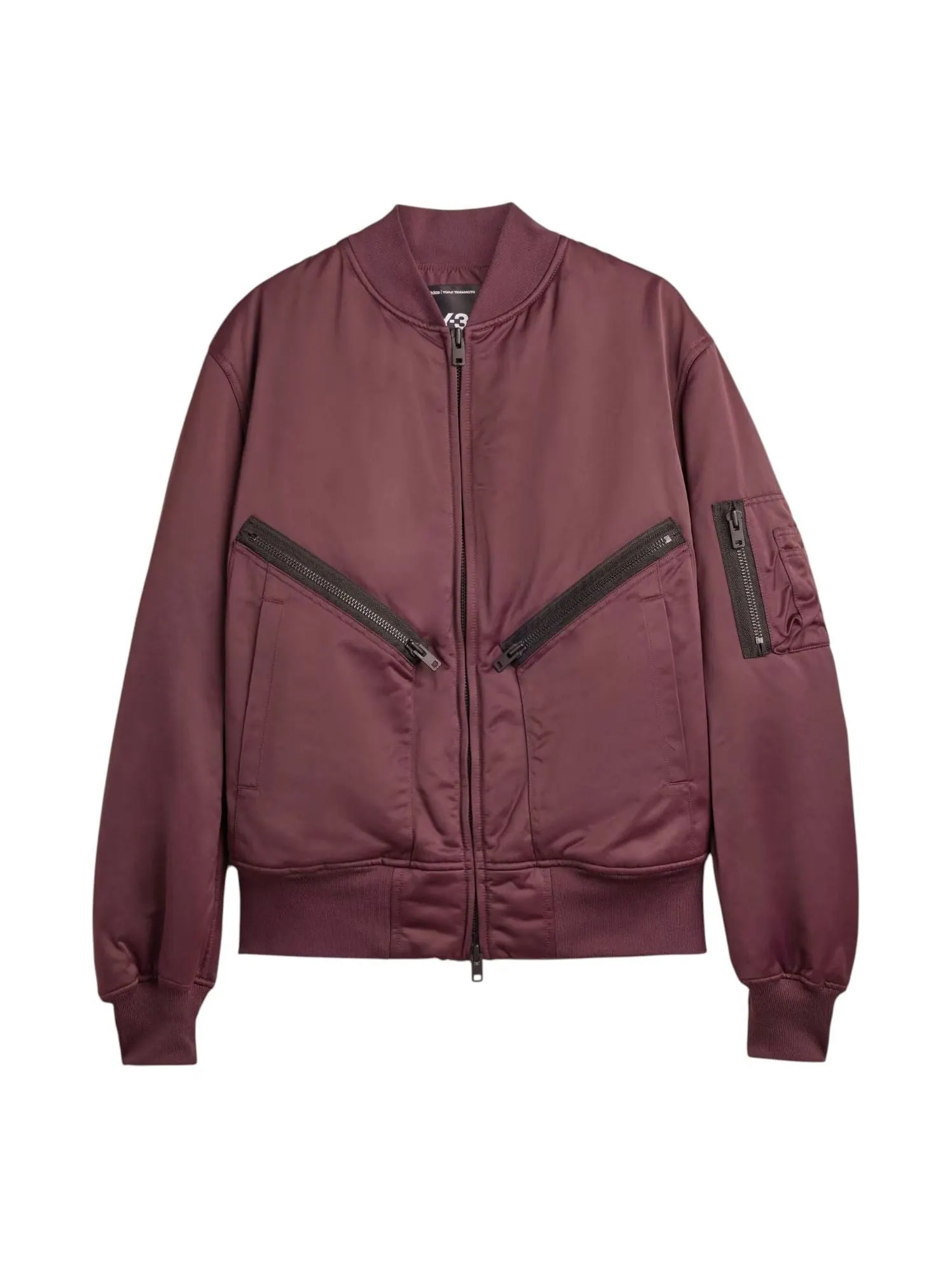 Куртка-бомбер Adidas Y-3 Oversized Jacket 'Shadow Maroon' — изображение 1 из 4, красный