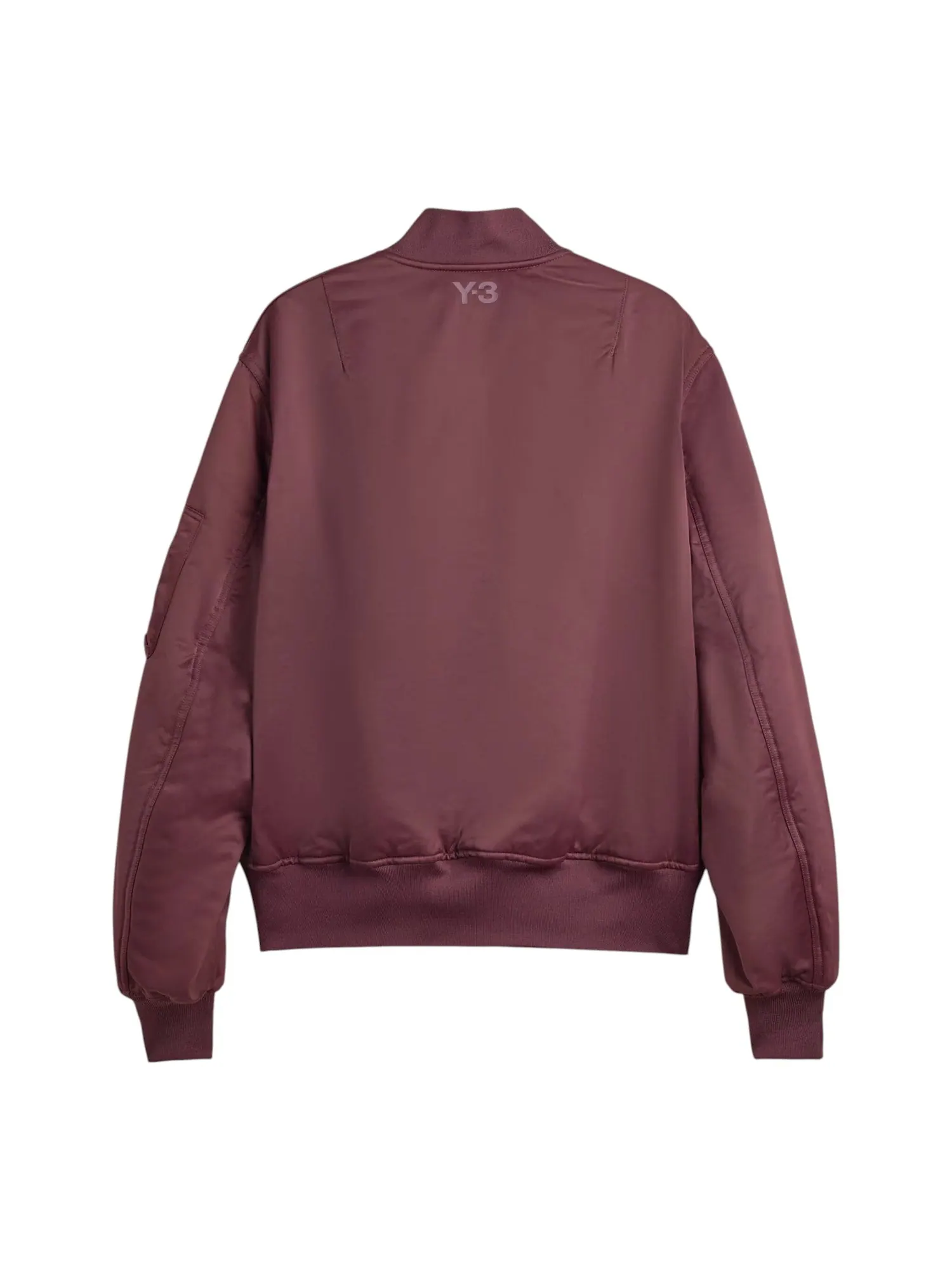 Куртка-бомбер Adidas Y-3 Oversized Jacket 'Shadow Maroon' — изображение 2 из 4, красный