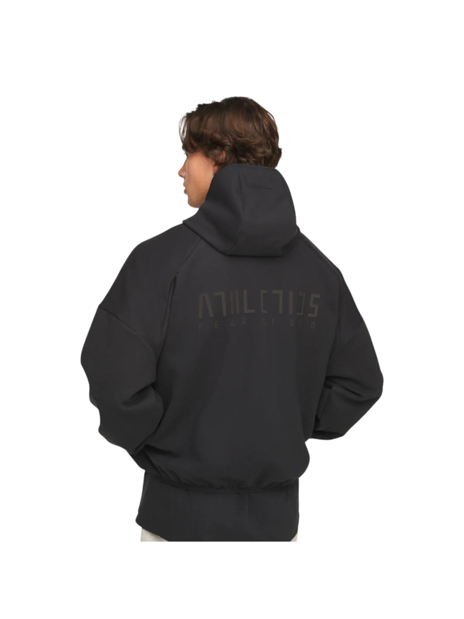 Худи adidas x FEAR OF GOD ATHLETICS Oversized Hoodie 'Jet Black' — изображение 4 из 4, черный