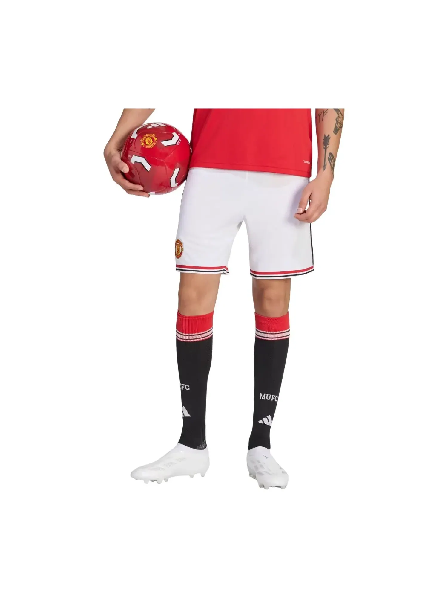 Шорты Adidas Manchester United 26/27 Home Shorts, цвет «белый», KA6872 — изображение 2 из 3