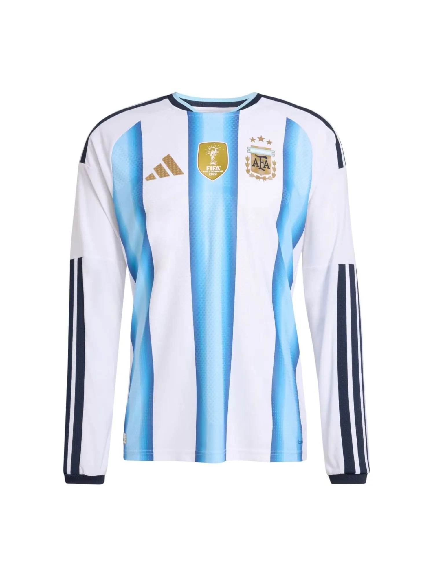 Футболка Adidas Argentina 26 Home Authentic с длинным рукавом, цвет «Белый, ледяной — изображение 1 из 2