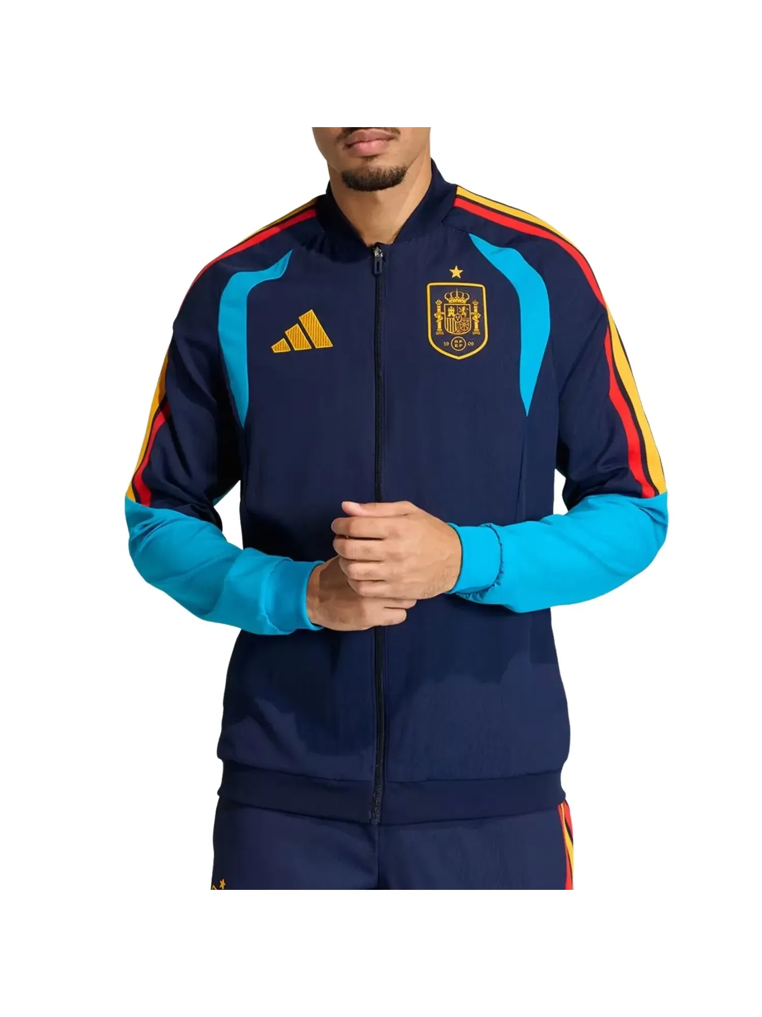 Куртка Adidas Spain 26 Tiro Presentation Jacket 'Night Indigo' KA8174 — изображение 2 из 3, темно-синий