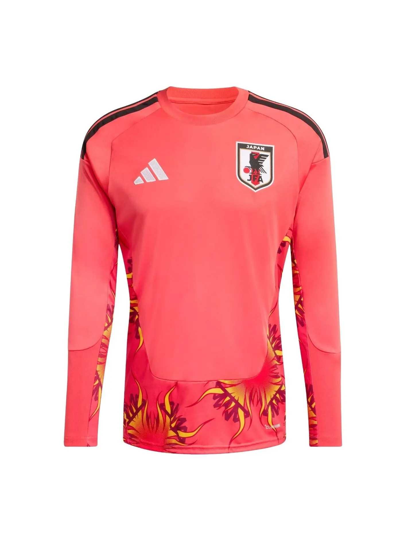 Вратарская футболка Adidas Japan 26 Home Goalkeeper Long Sleeve Jersey 'Semi Lucid Red' — изображение 1 из 2, красный