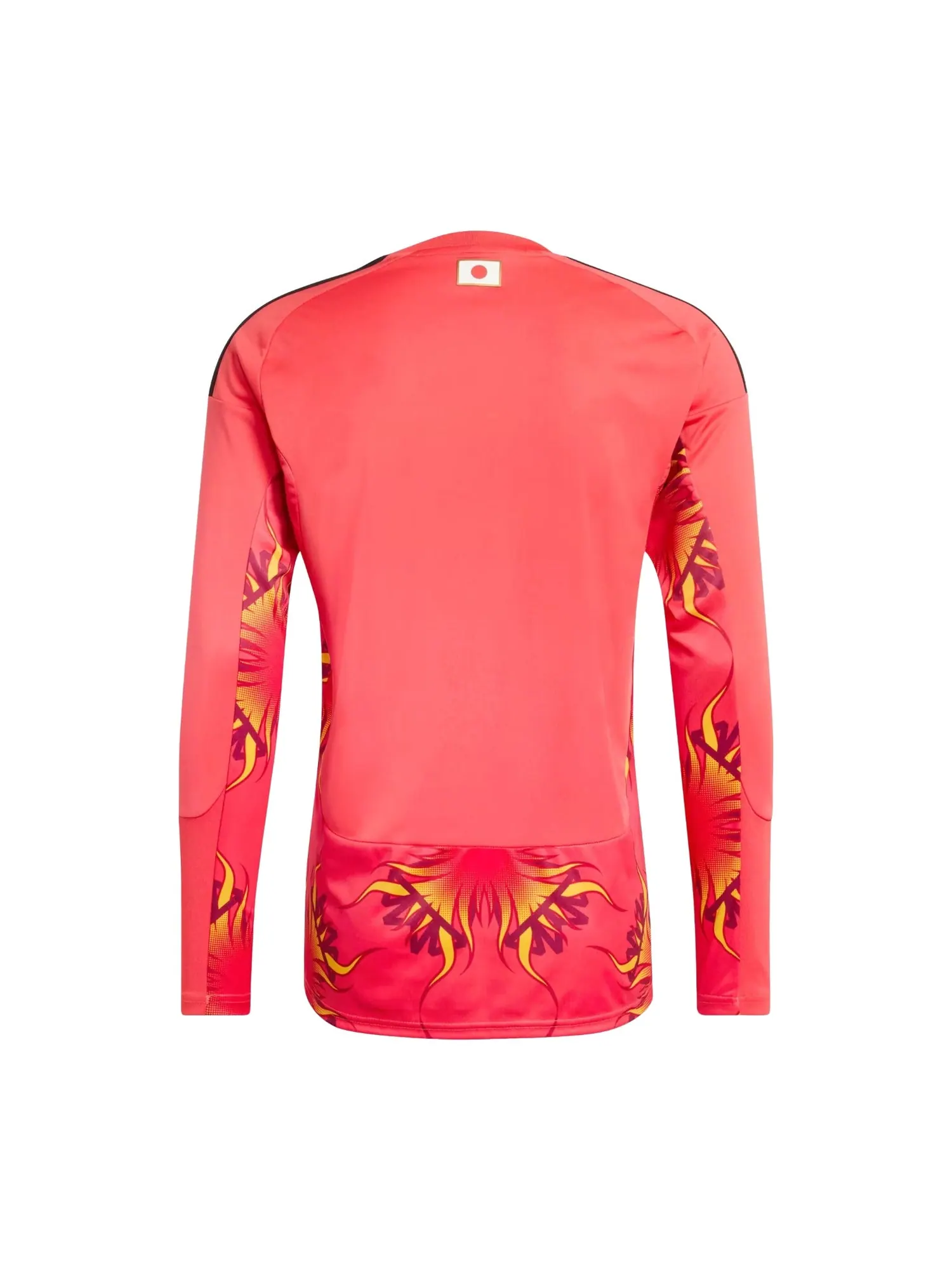 Вратарская футболка Adidas Japan 26 Home Goalkeeper Long Sleeve Jersey 'Semi Lucid Red' — изображение 2 из 2, красный