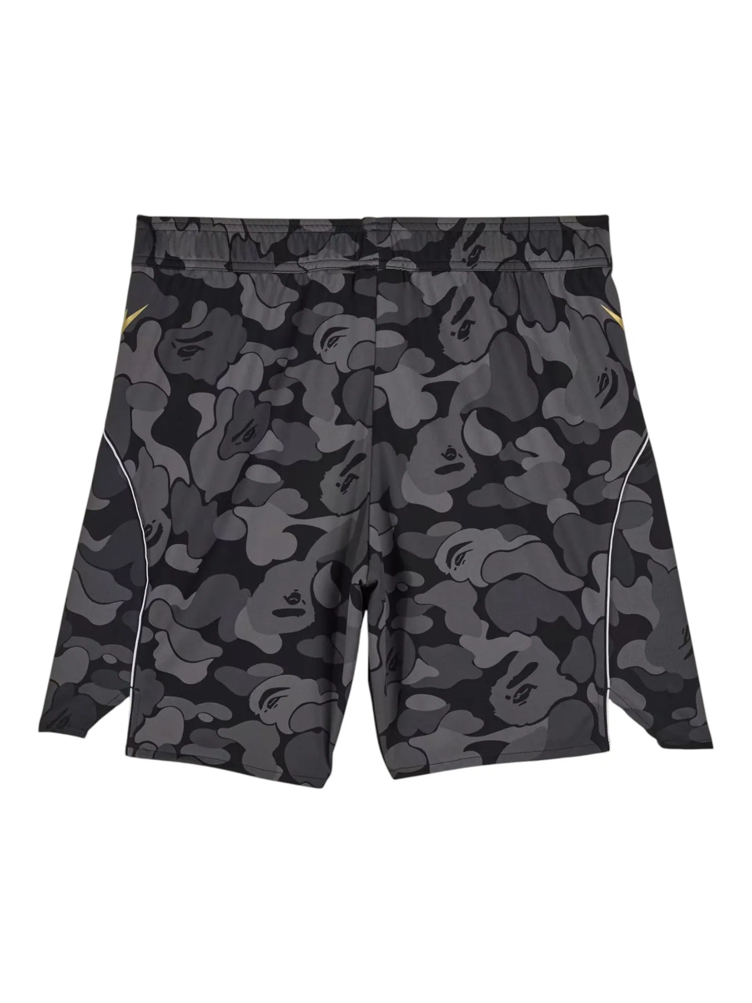 Шорты adidas x BAPE FB Slim-Fit Shorts 'Black Grey' — изображение 2 из 4, черный