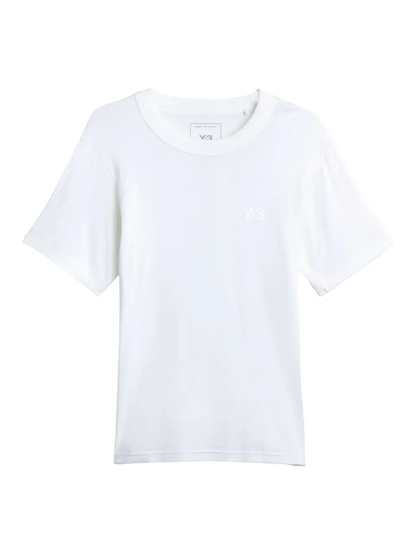Мужская футболка с принтом Adidas x Y-3 Slim T-Shirt Asia Sizing — изображение 1 из 4, белый