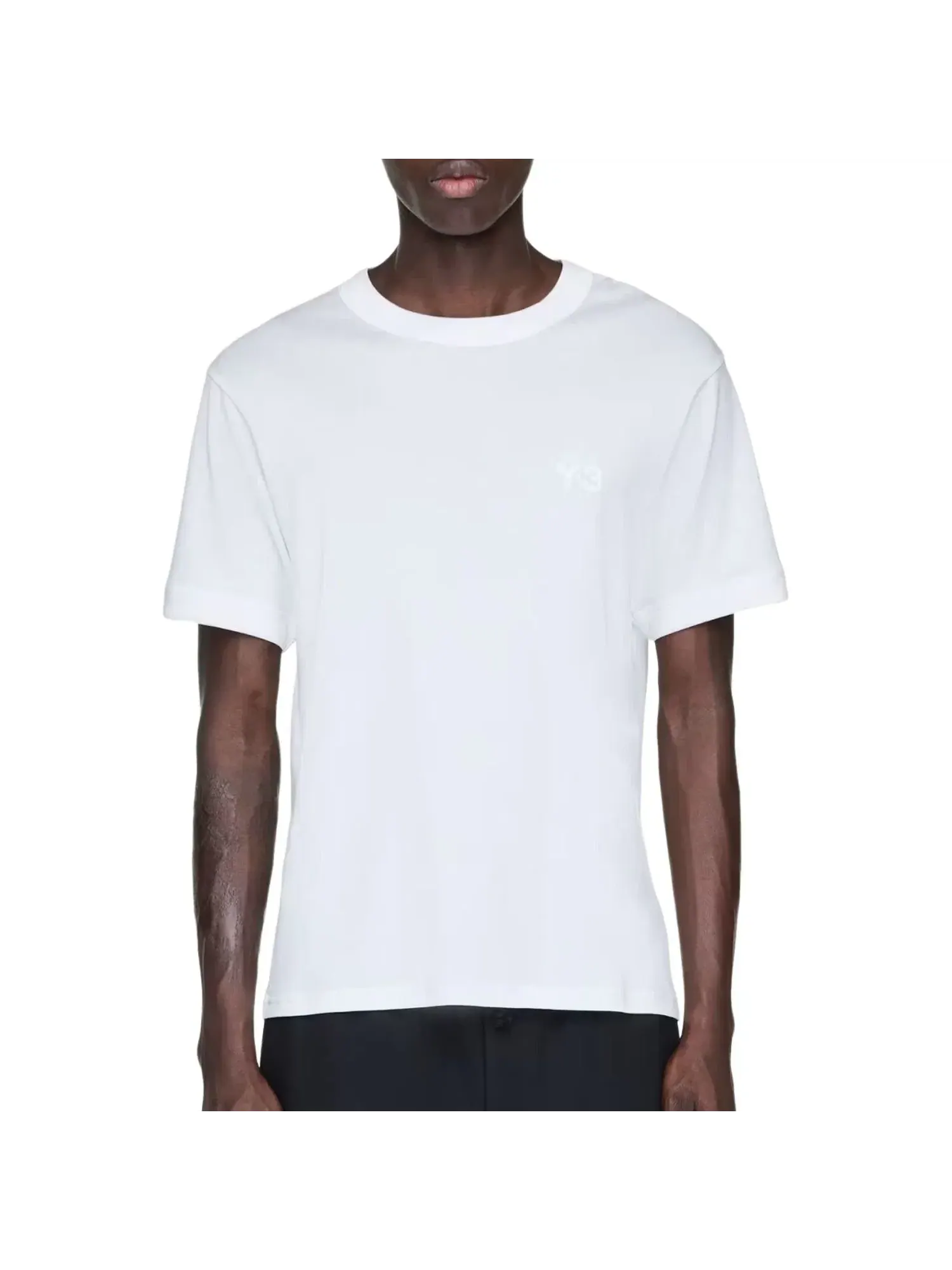 Мужская футболка с принтом Adidas x Y-3 Slim T-Shirt Asia Sizing — изображение 3 из 4, белый