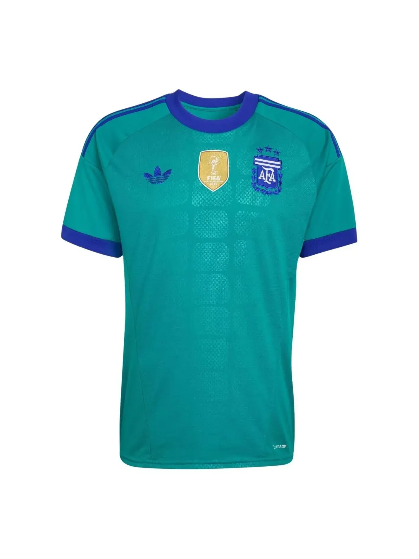 Вратарская футболка Adidas Argentina 26 Away 'Pure Teal' — изображение 1 из 2, зеленый