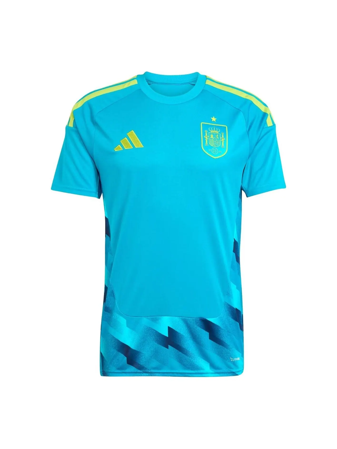 Вратарская футболка Adidas Spain 26 Home 'Bold Aqua' — изображение 1 из 2, голубой