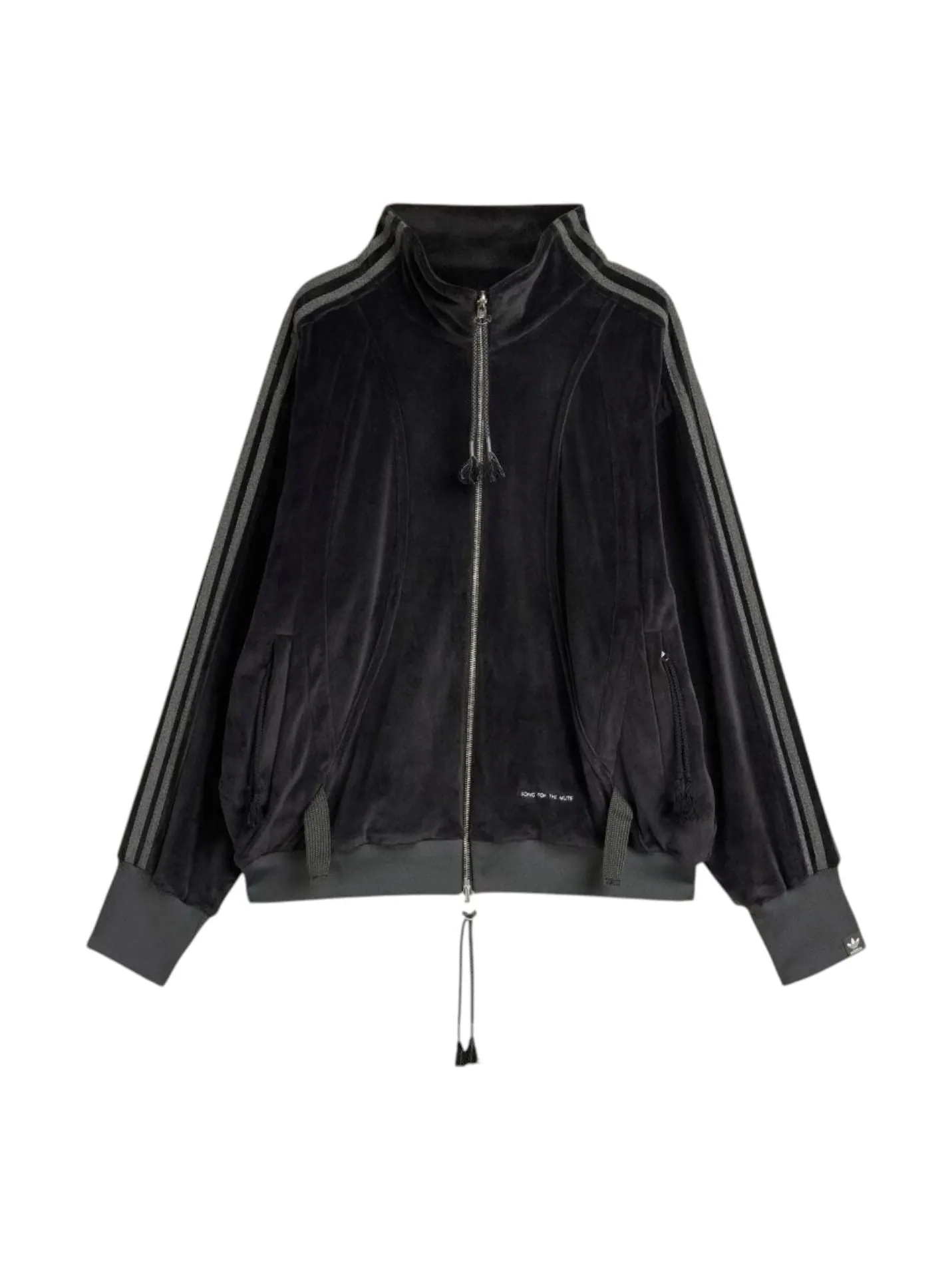 Куртка adidas x Song For The Mute 006 Velvet Relaxed Track Jacket 'Black' — изображение 1 из 4, черный