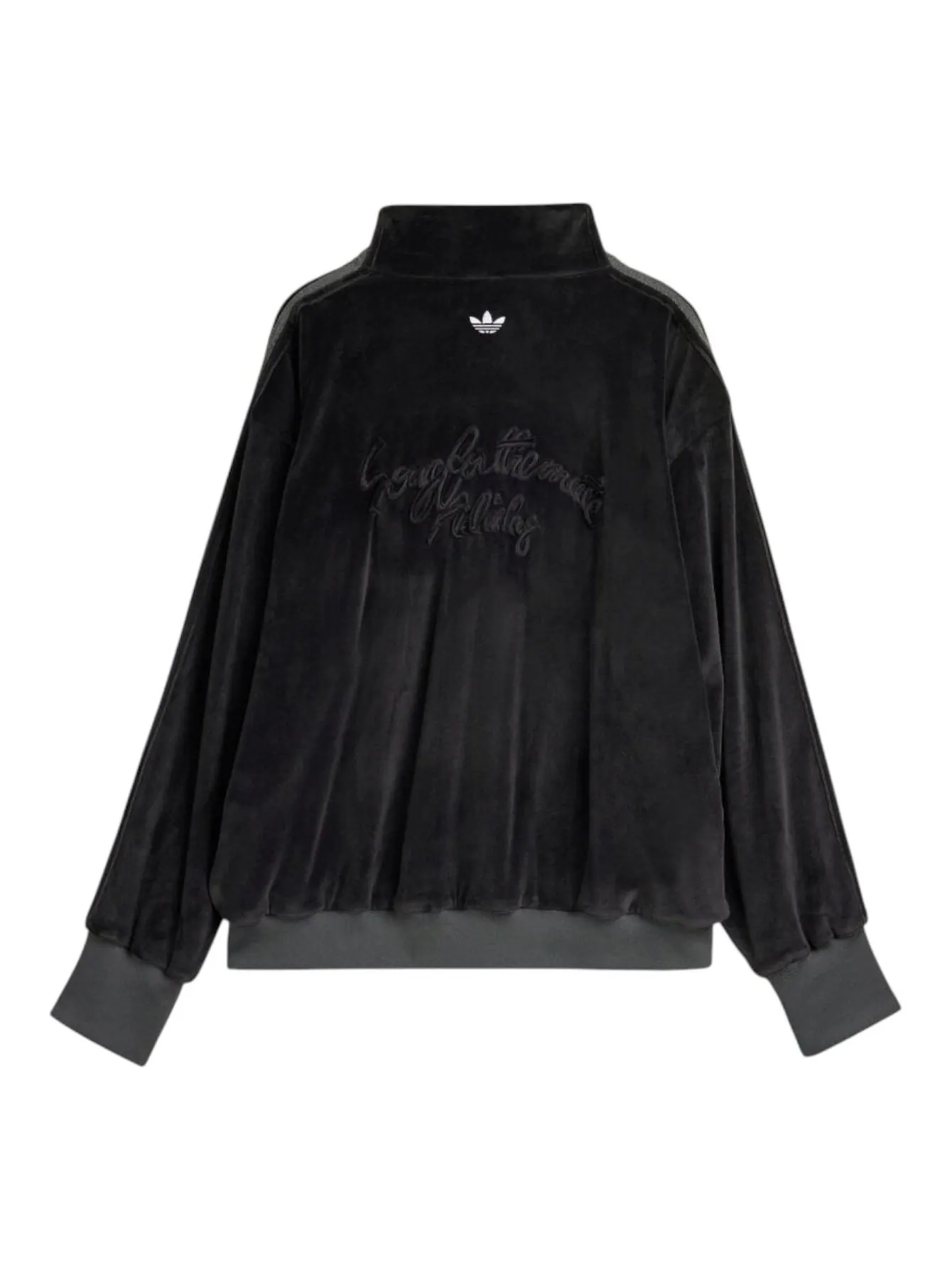 Куртка adidas x Song For The Mute 006 Velvet Relaxed Track Jacket 'Black' — изображение 2 из 4, черный