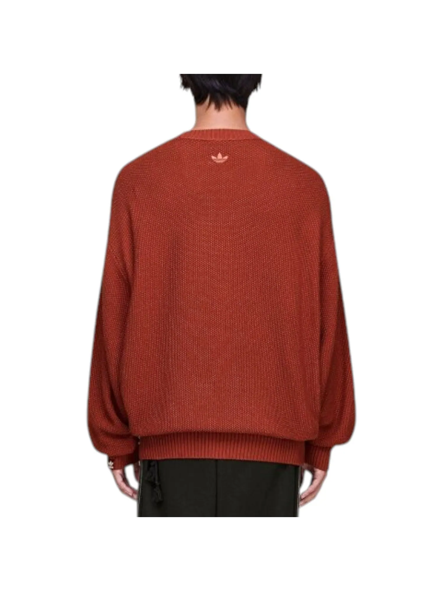 Свитер adidas x Song For The Mute 006 Graphic Relaxed Sweater 'Red' — изображение 4 из 4, красный