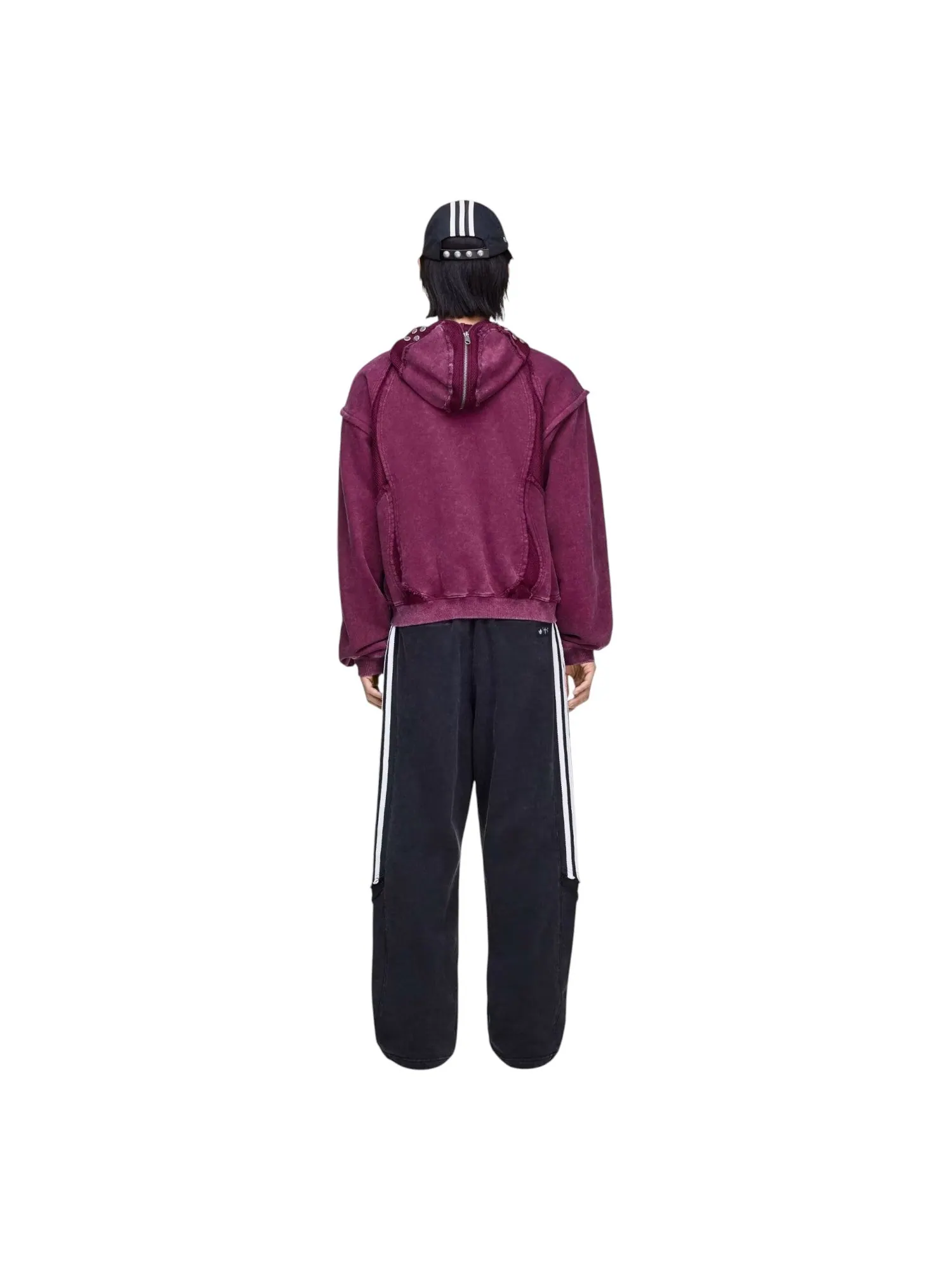 Куртка с капюшоном Adidas x THUG CLUB TEAMGEIST «Maroon» — изображение 4 из 5, коричневый