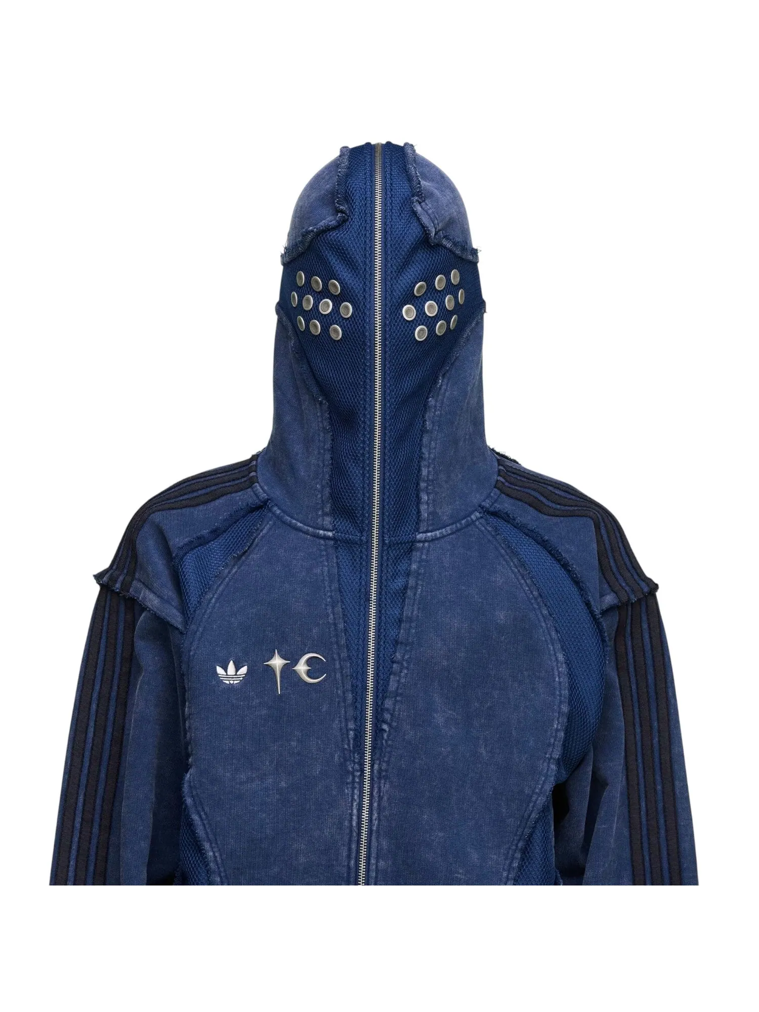 Куртка adidas x THUG CLUB TEAMGEIST Hooded Jacket 'Night Indigo' — изображение 5 из 5, темно-синий