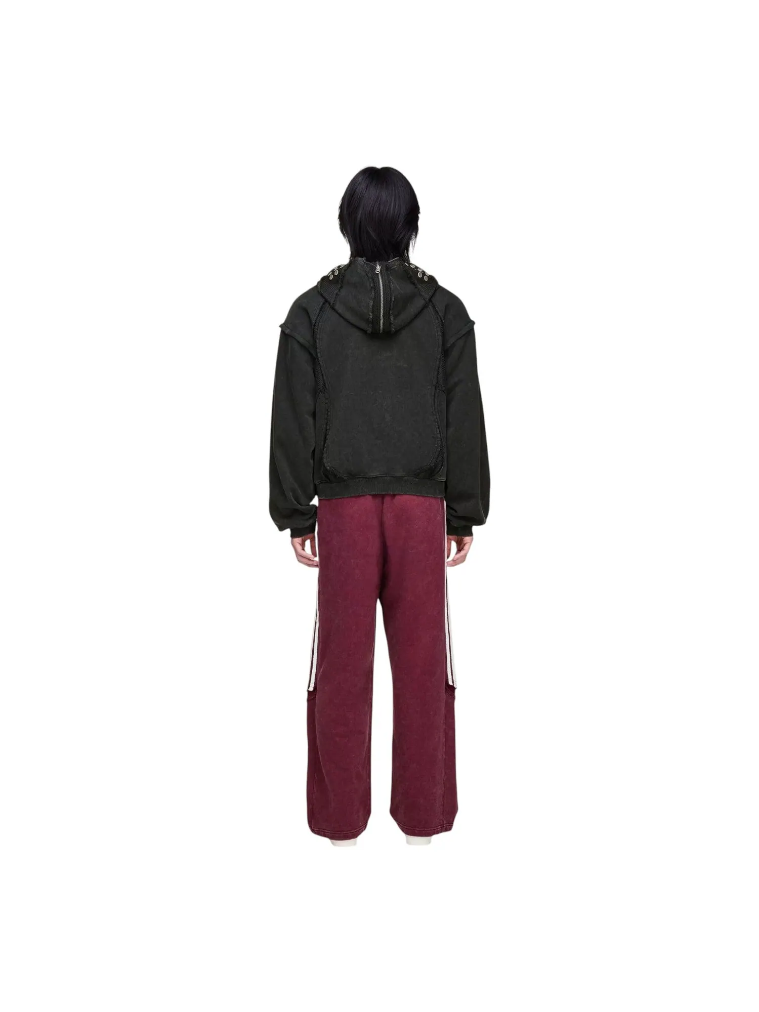 Спортивные брюки Adidas x THUG CLUB TEAMGEIST Maroon — изображение 4 из 4, коричневый