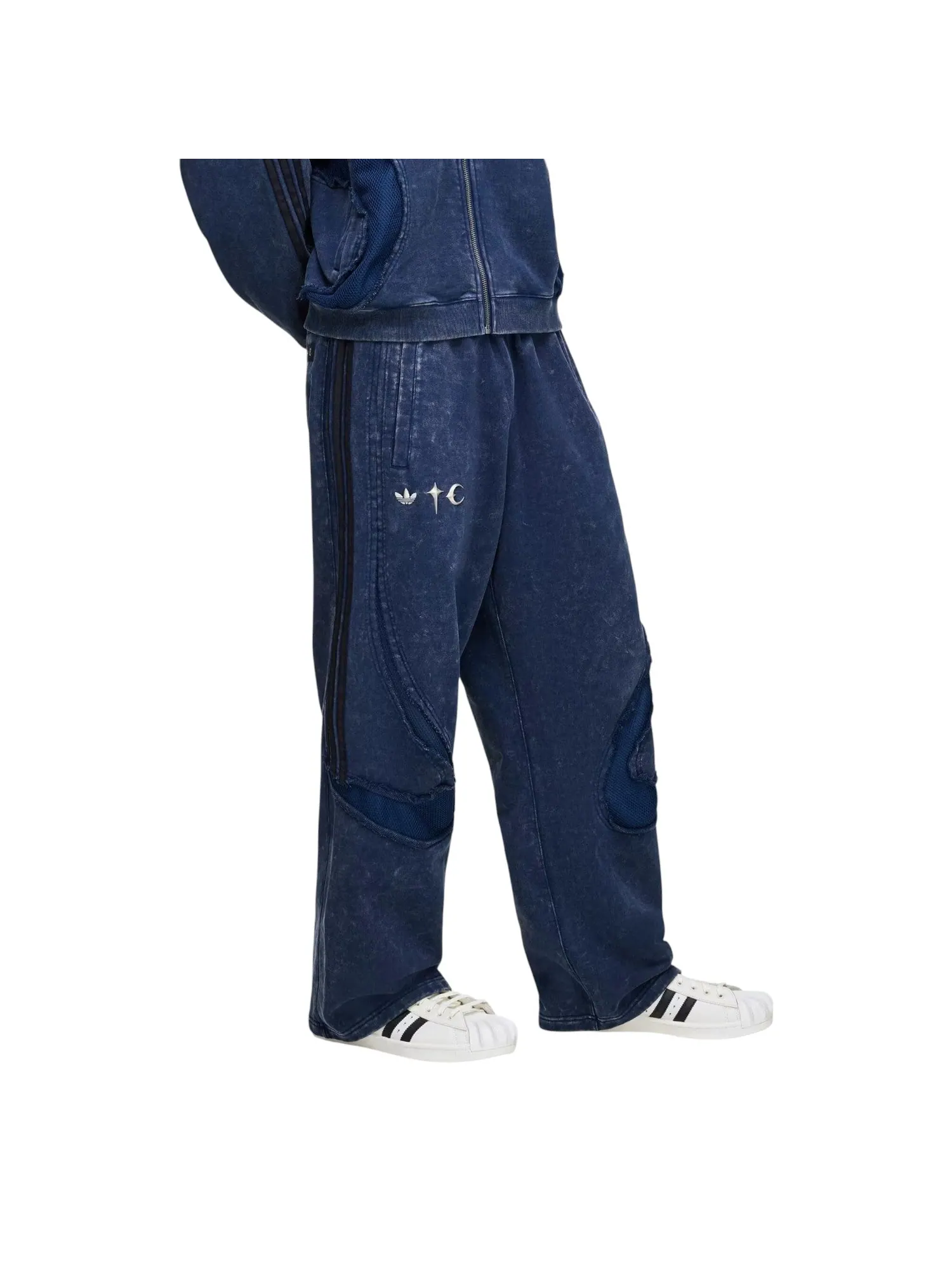 Брюки adidas x THUG CLUB TEAMGEIST Track Pants 'Night Indigo' — изображение 3 из 4, темно-синий