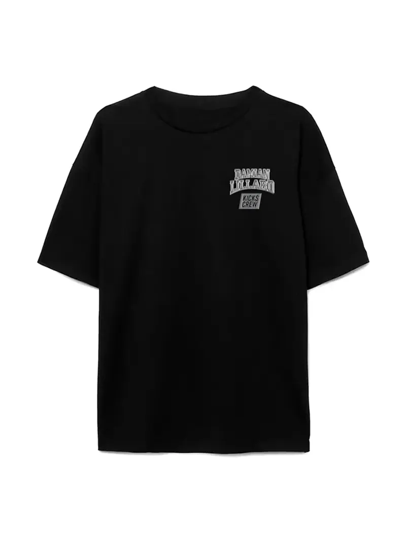 Футболка KICKS CREW x Damian Lillard T-Shirt 'Hong Kong Dame Time 003' — изображение 1 из 2, черный