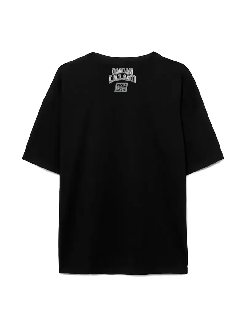 Футболка KICKS CREW x Damian Lillard T-Shirt 'Hong Kong Dame Time 004' — изображение 2 из 2, черный