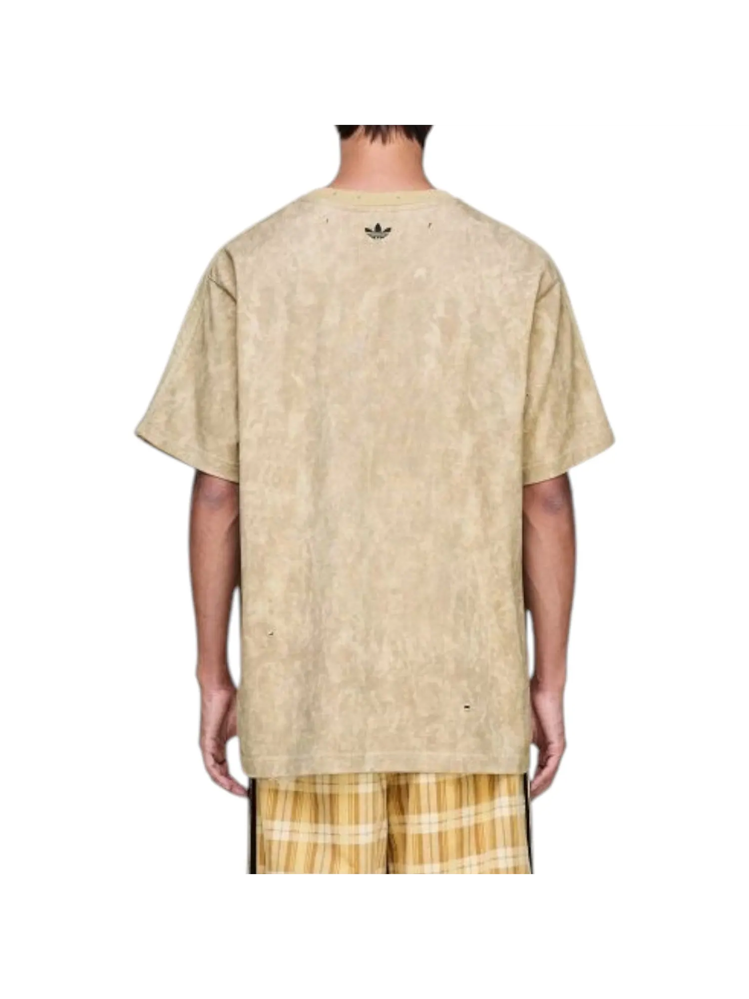 Футболка adidas x Song For The Mute 006 Logo Oversize T-Shirt 'Beige' — изображение 4 из 4, бежевый