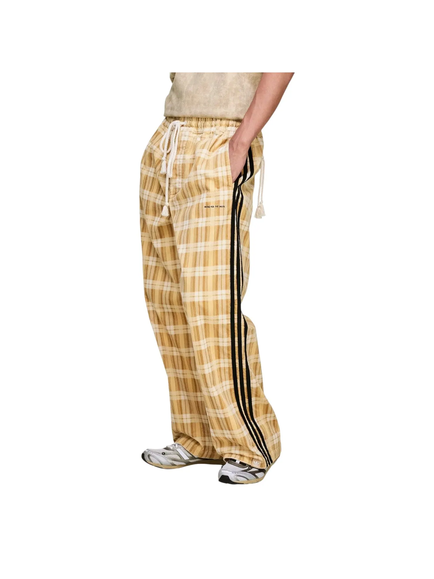 Брюки adidas x Song For The Mute 006 Relaxed Sweatpants 'Yellow' — изображение 3 из 4, желтый