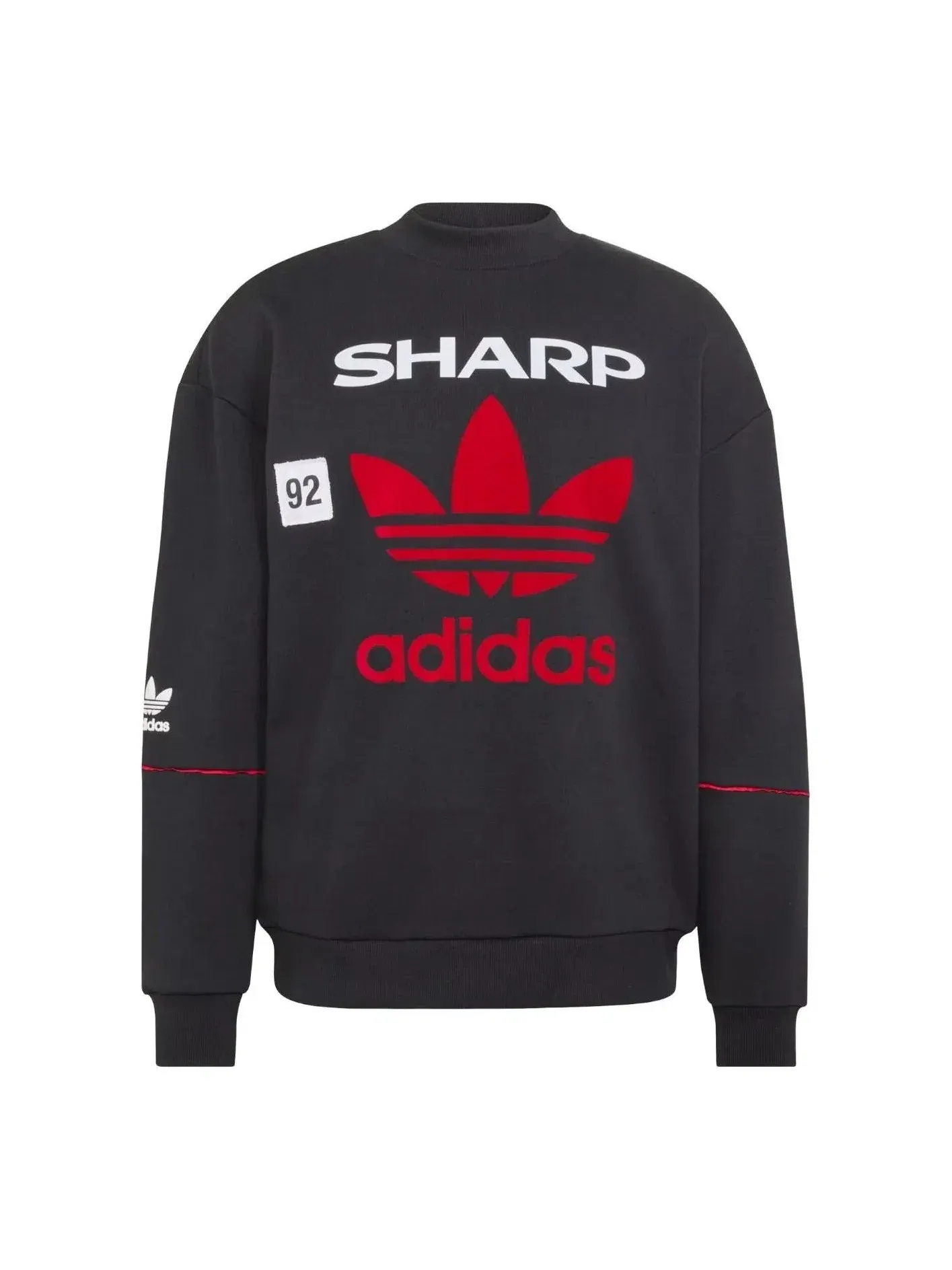 Толстовка Adidas Manchester United Crew Sweat 90 — изображение 1 из 1, черный