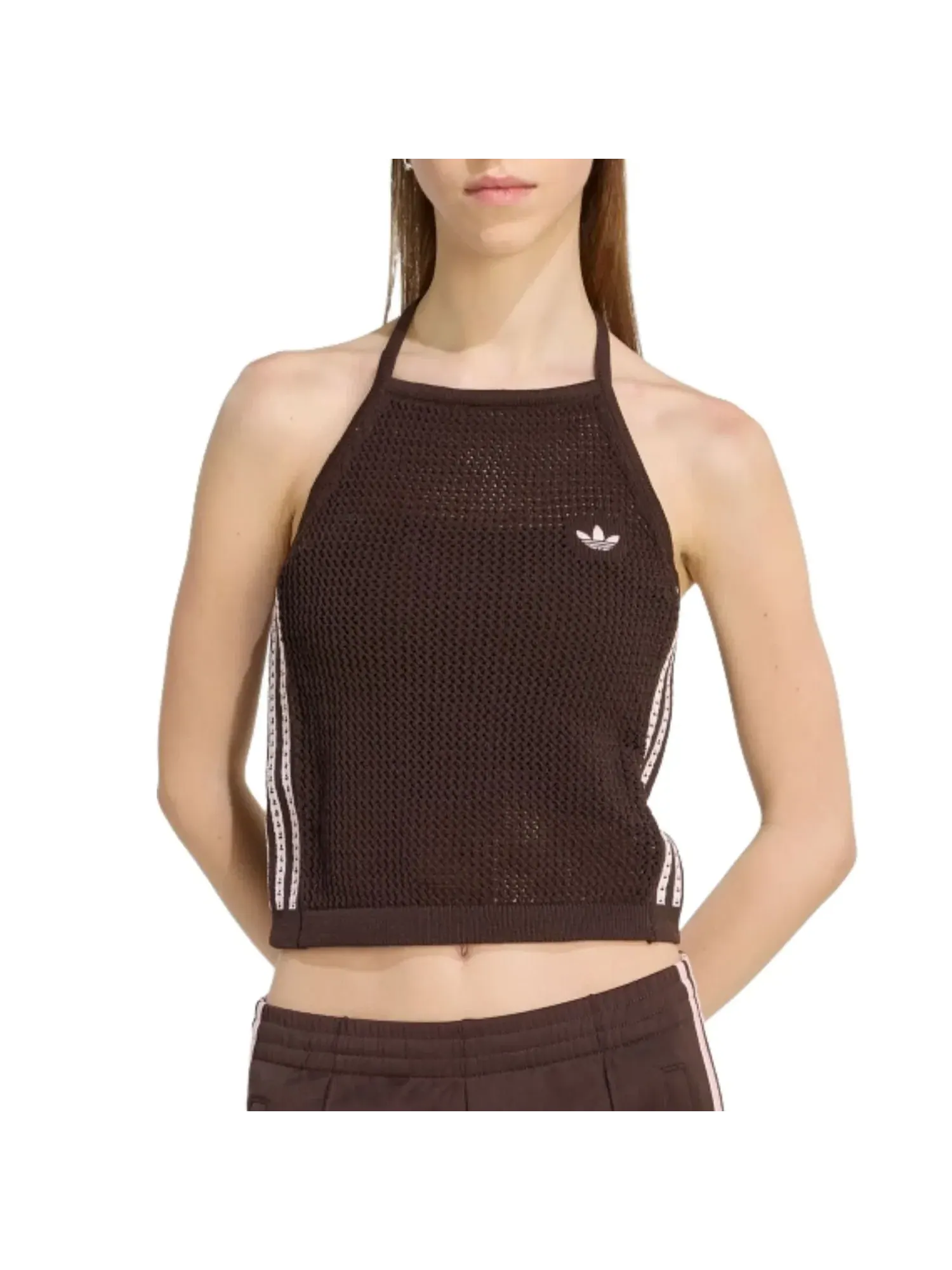 Вязаный топ Adidas, цвет 'коричневый' KC6484 — изображение 2 из 3