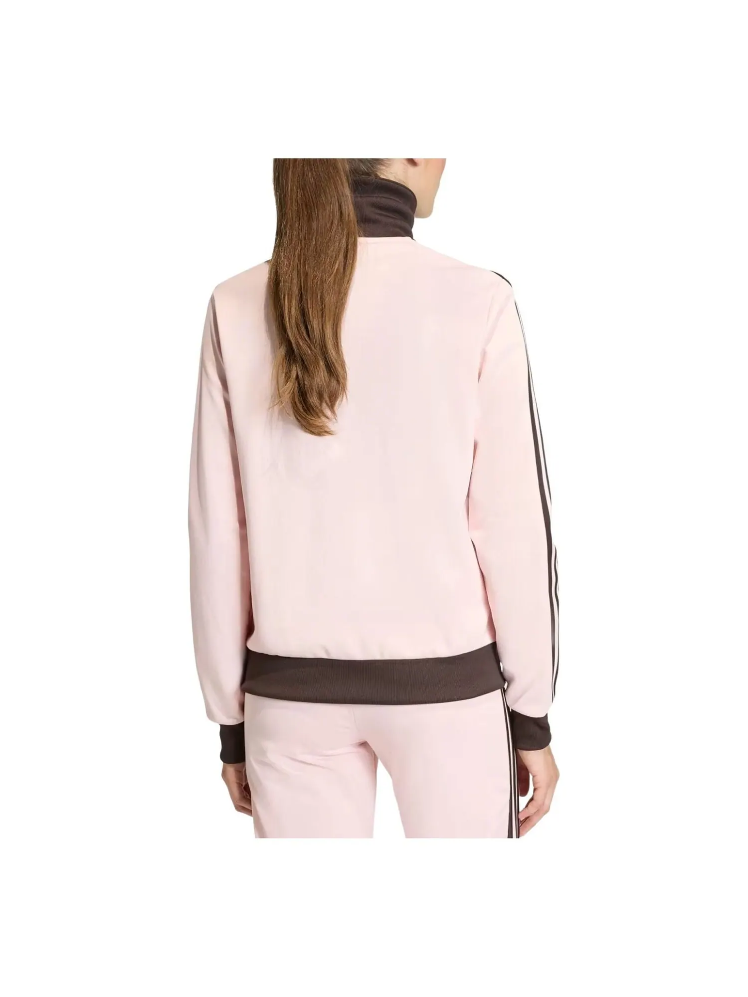 (WMNS) Классическая спортивная куртка Adidas 'Sandy Pink Aurora Coffee' — изображение 2 из 2, розовый