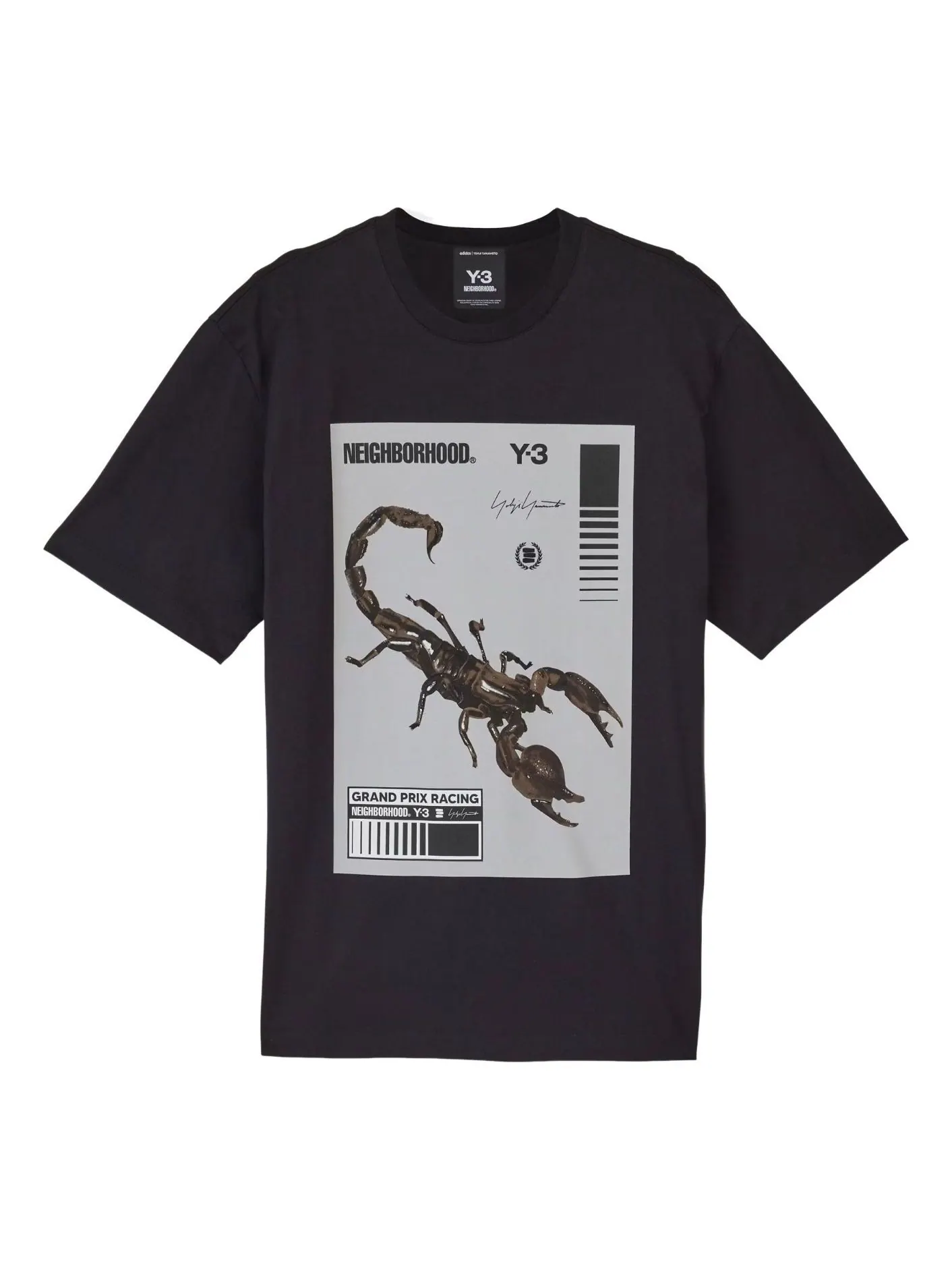 Футболка Adidas Y-3 NBHD Graphic T-shirt 'Black' — изображение 1 из 2, черный