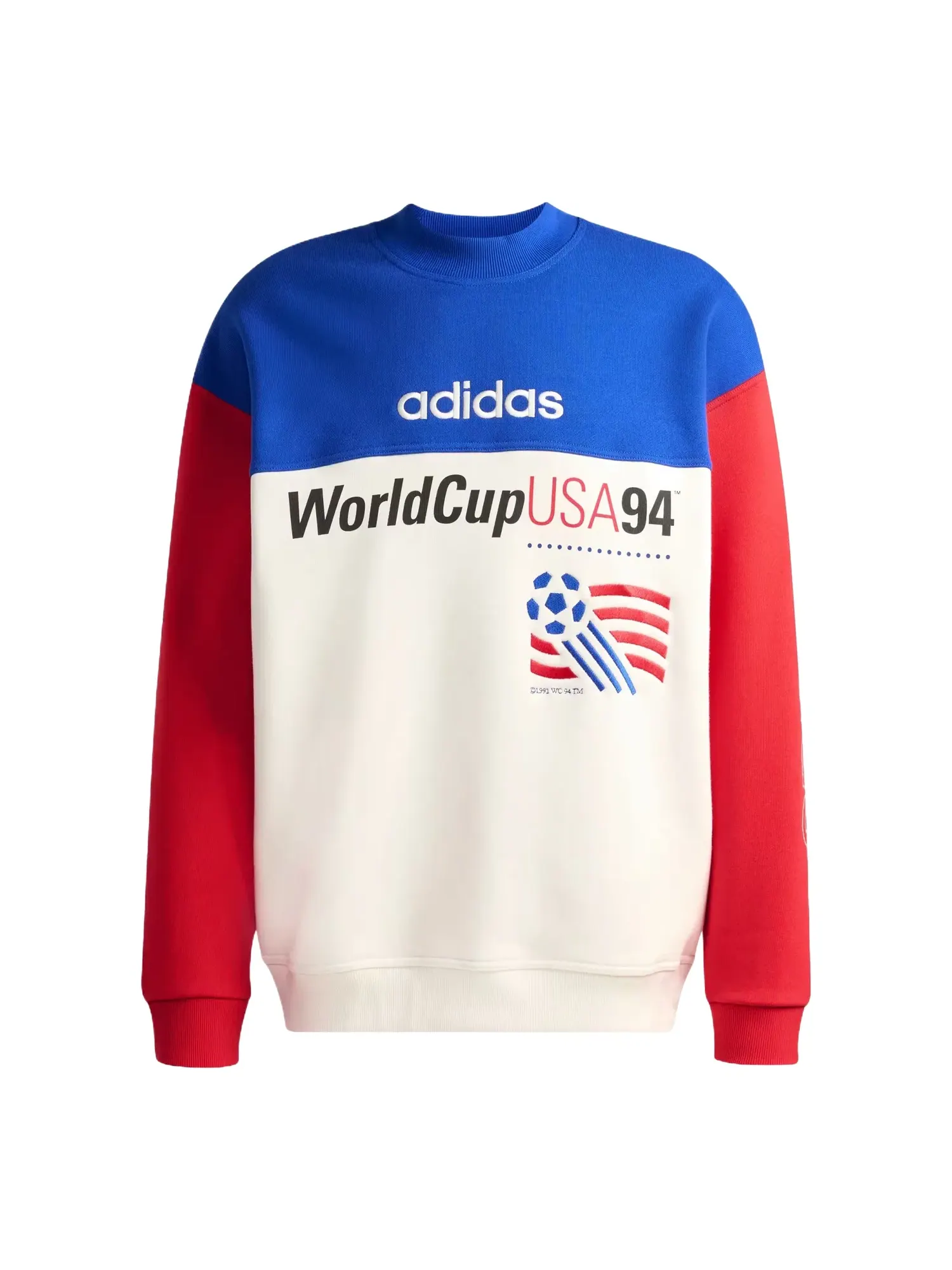 Футболка Adidas World Cup USA Graphic Sweatshirt 'Royal Blue White Red' KD1156 — изображение 1 из 3, мульти