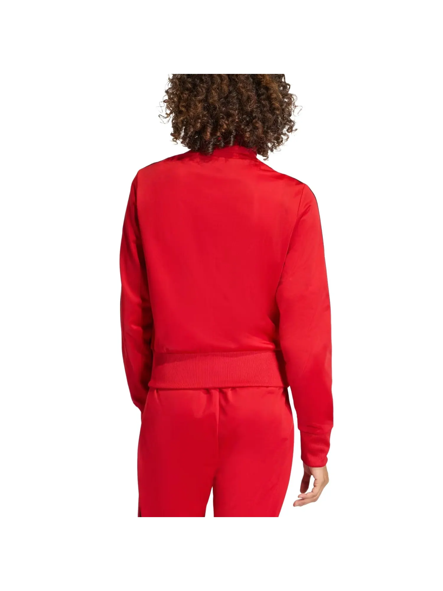 (WMNS) Спортивная футболка Adidas Firebird Classic Track Top 'Better Scarlet Black' — изображение 3 из 3, черный